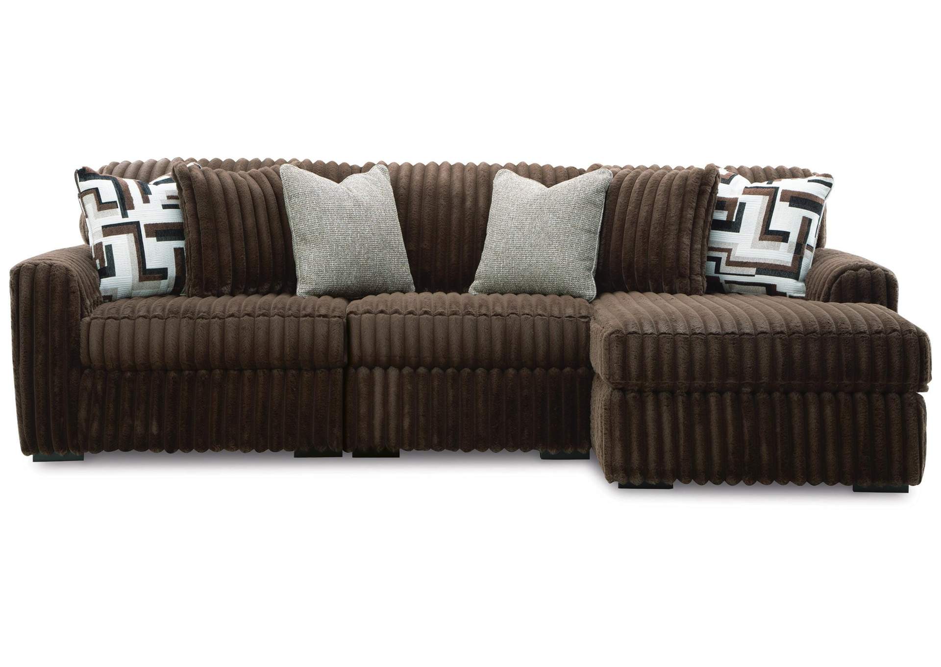 Midnight-Madness 3-Piece Sectional with Chaise image 1