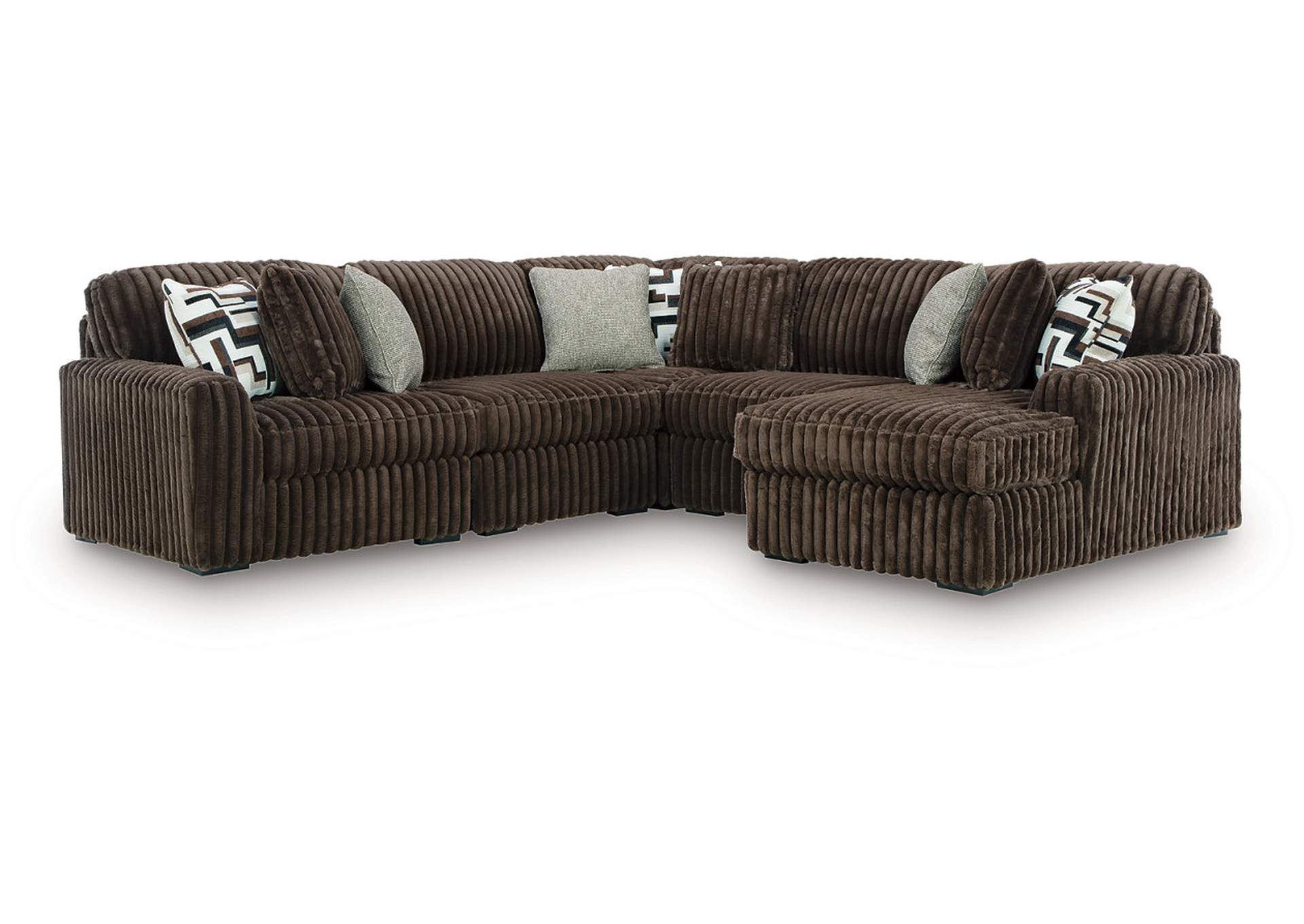 Midnight-Madness 5-Piece Sectional with Chaise image 1