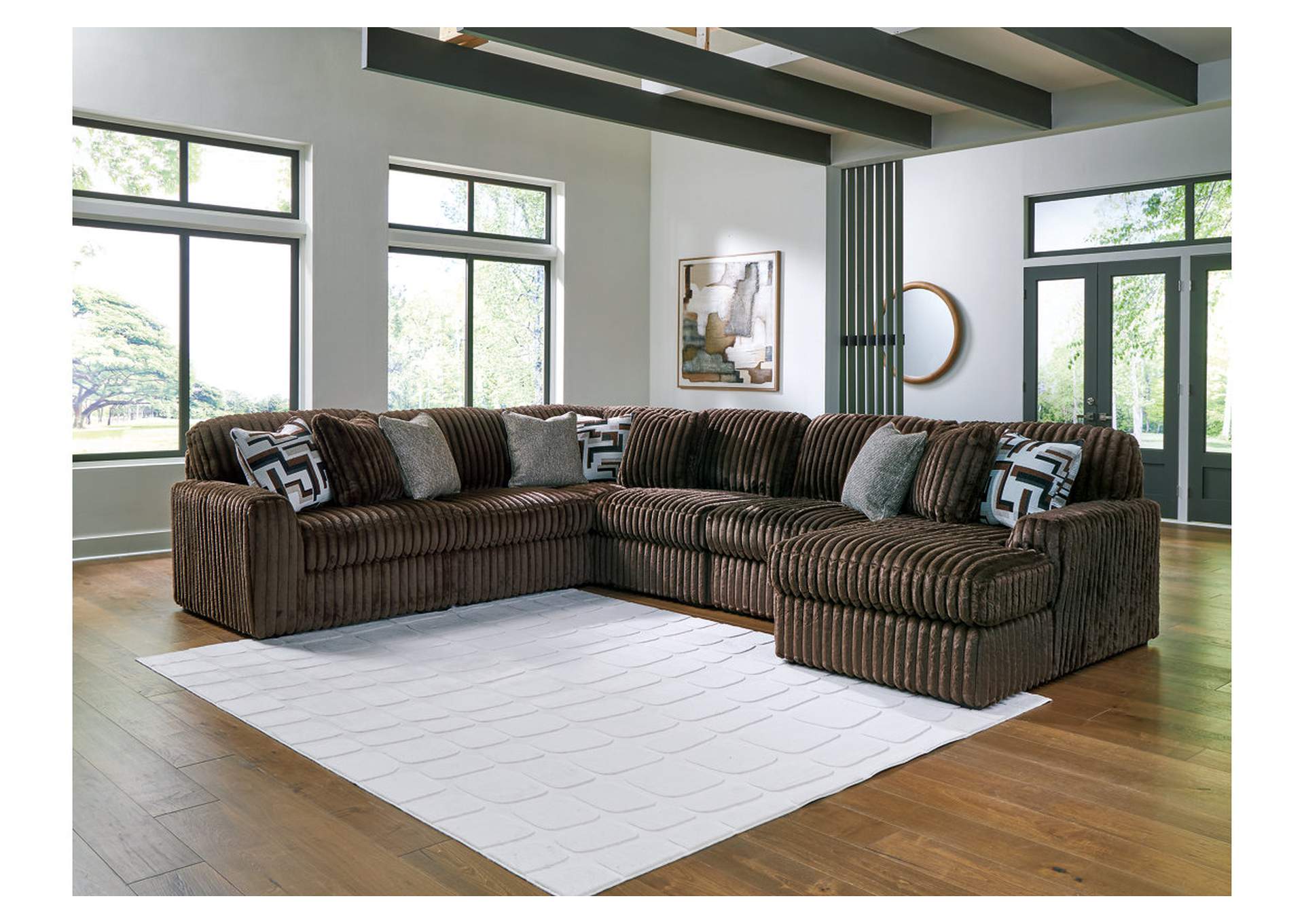 Midnight-Madness 6-Piece Sectional with Chaise image 2