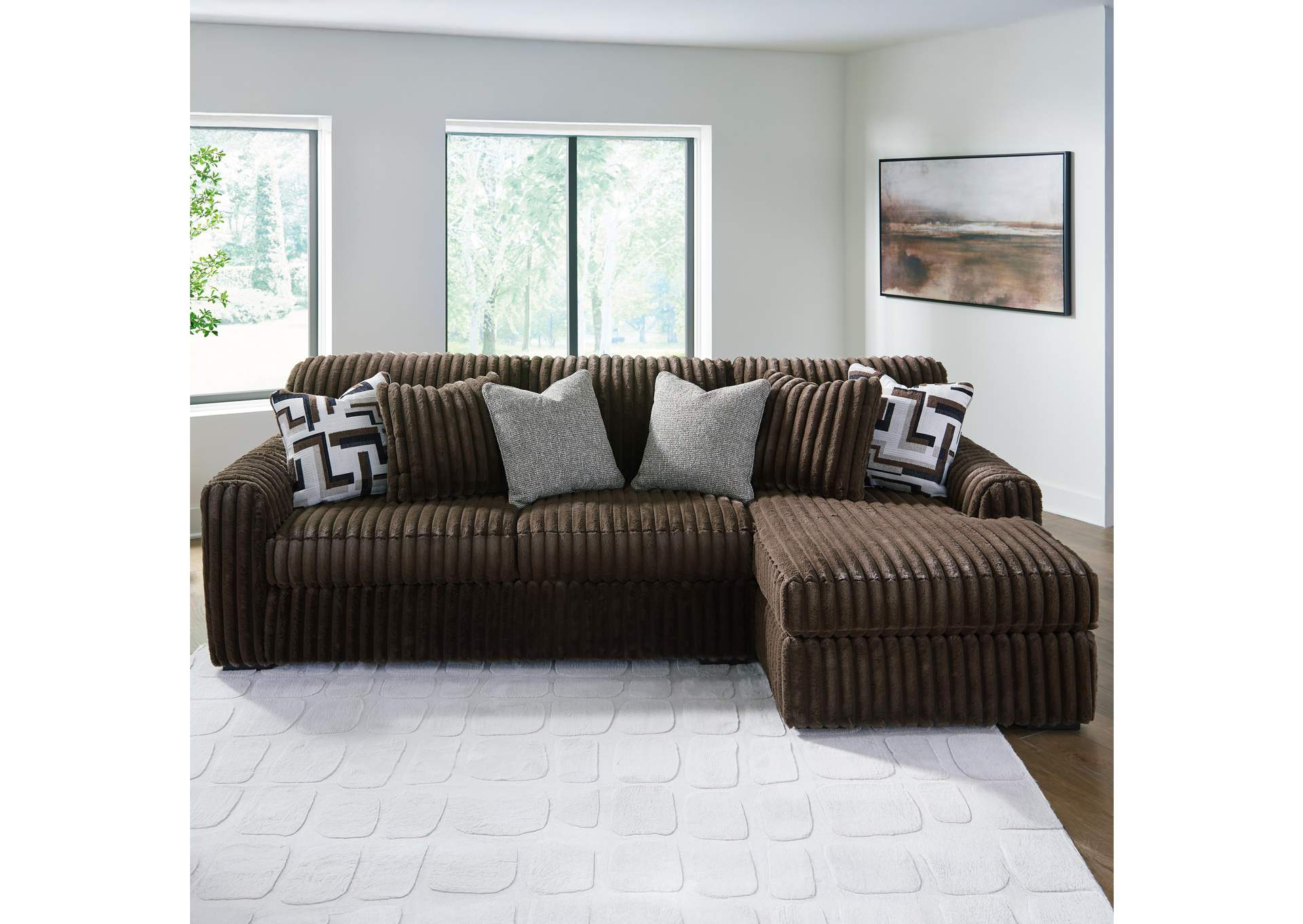 Midnight-Madness 2-Piece Sectional Sofa with Chaise image 4