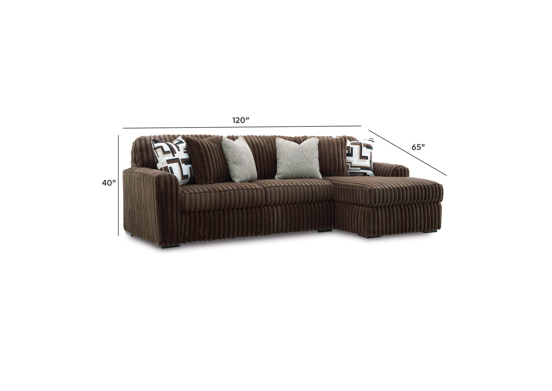 Midnight-Madness 2-Piece Sectional Sofa with Chaise image 9