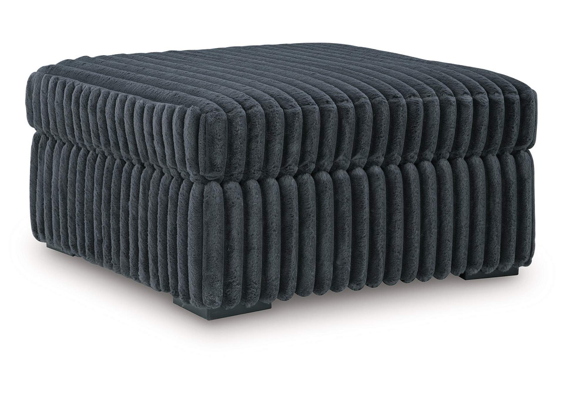 Midnight-Madness Oversized Accent Ottoman image 1