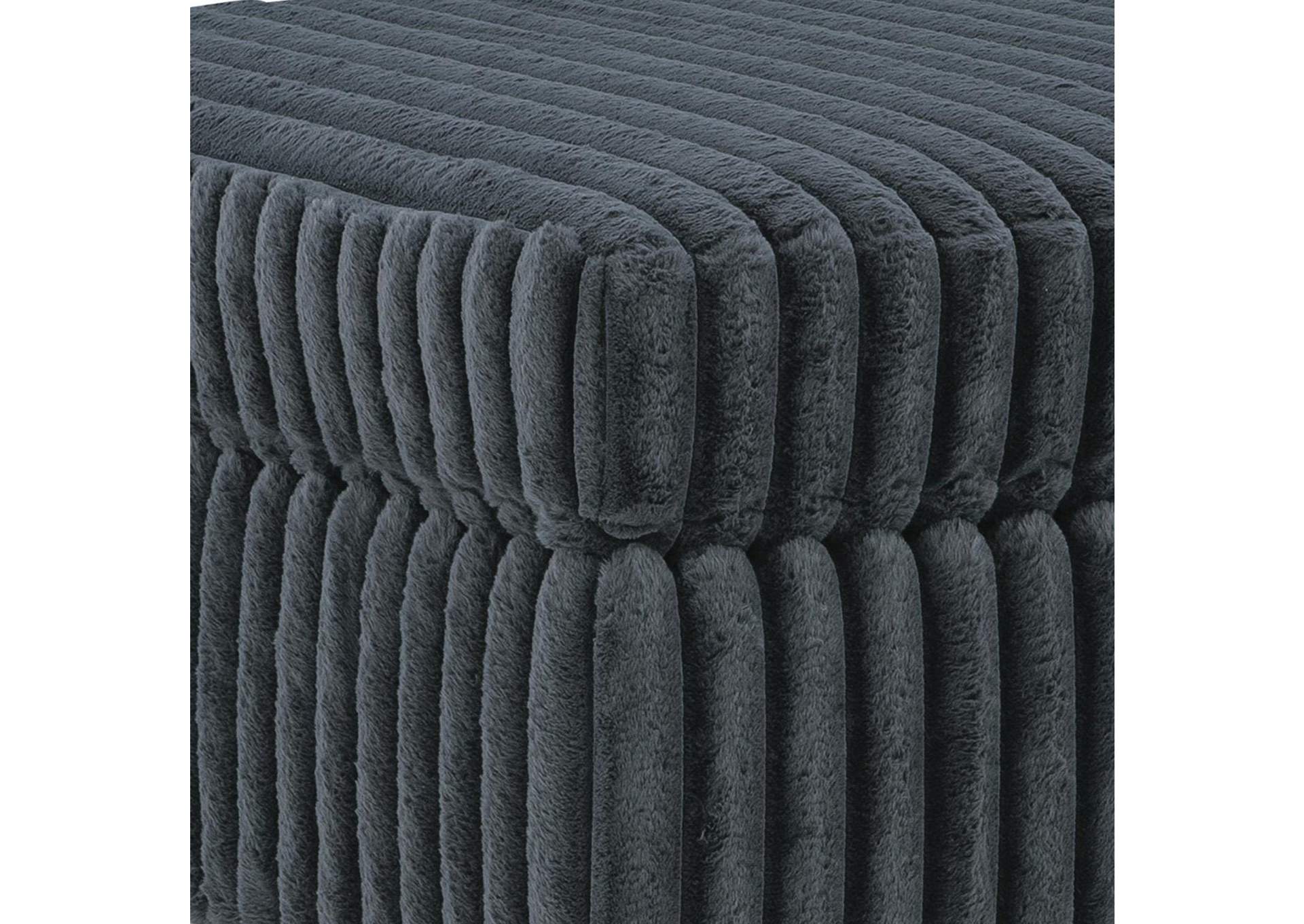 Midnight-Madness Oversized Accent Ottoman image 7