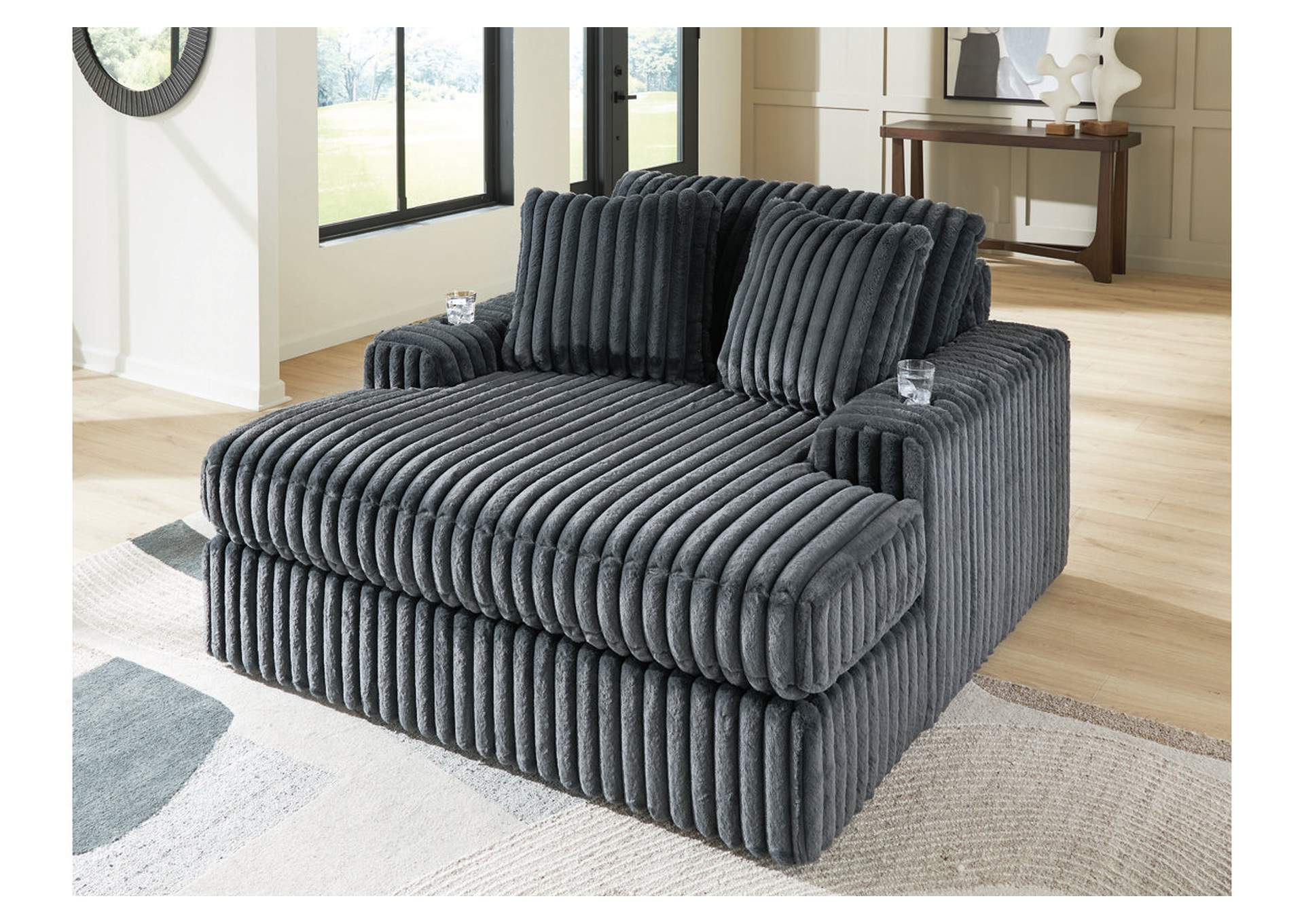 Midnight-Madness Oversized Chaise image 5