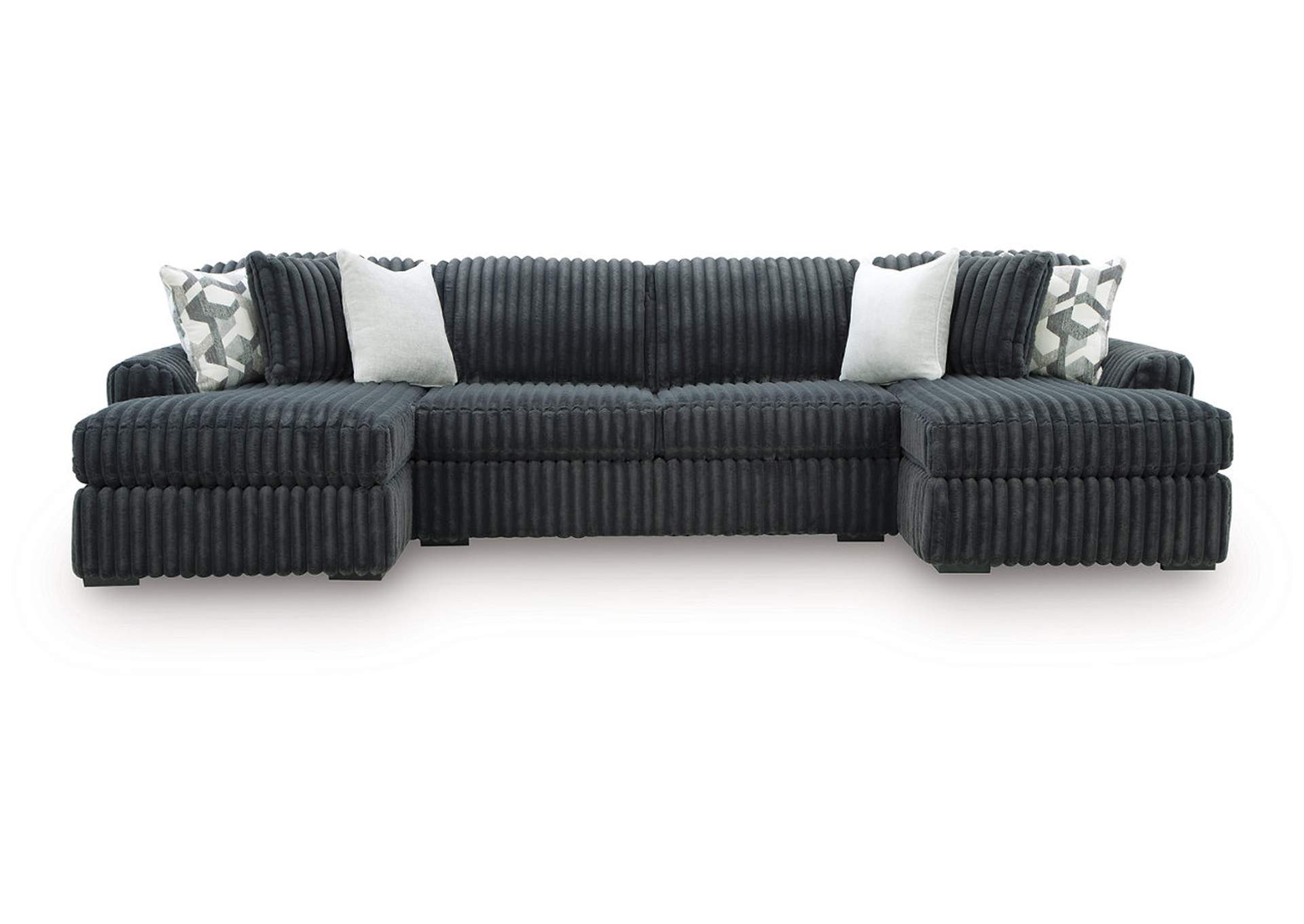 Midnight-Madness 3-Piece Double Chaise Sectional image 1