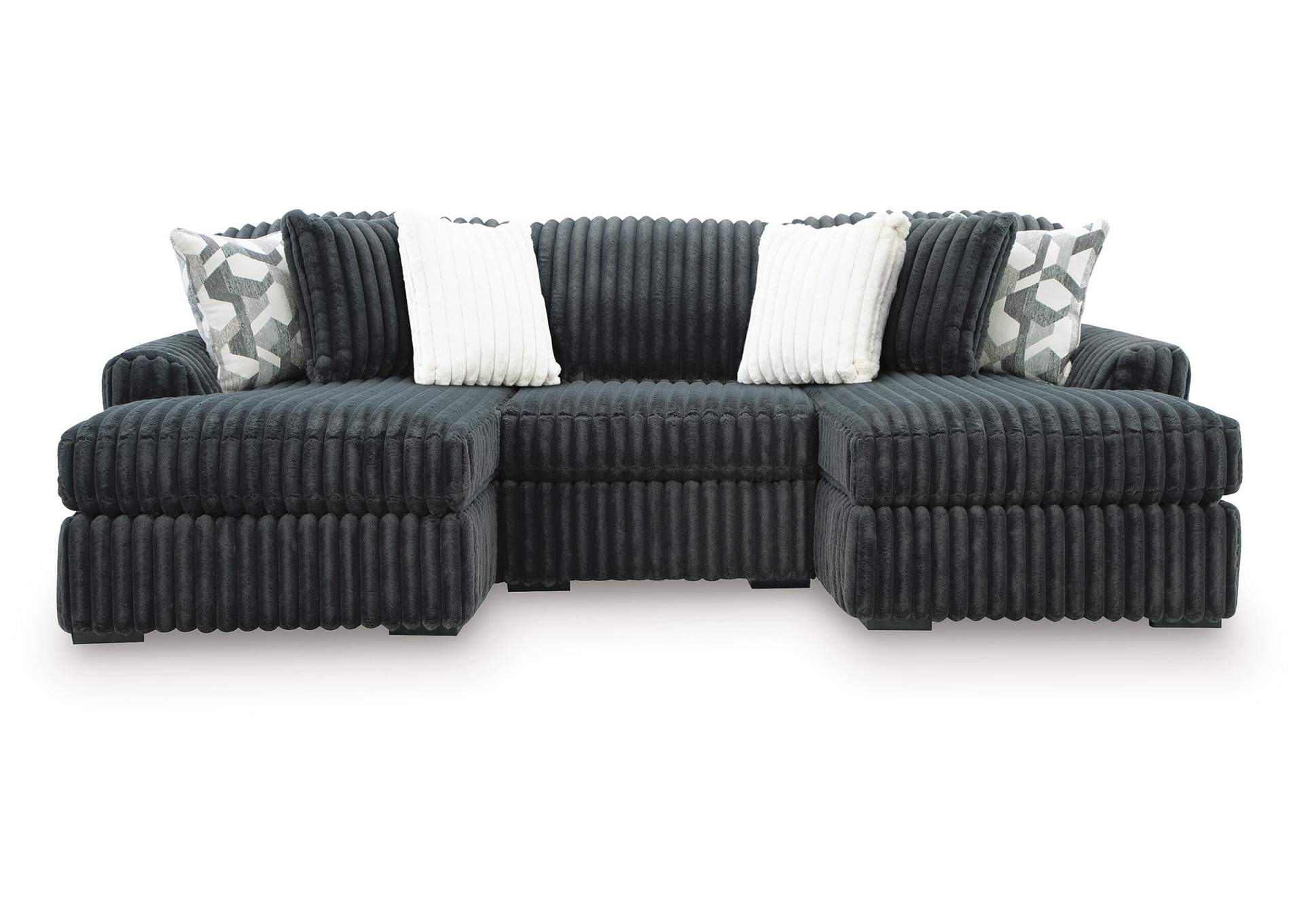 Midnight-Madness 3-Piece Double Chaise Sectional image 1