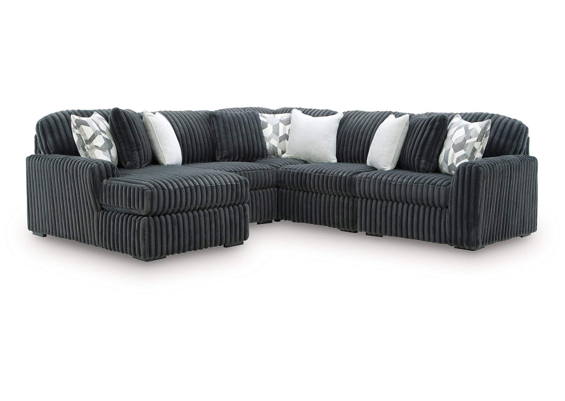 Midnight-Madness 5-Piece Sectional with Chaise image 1