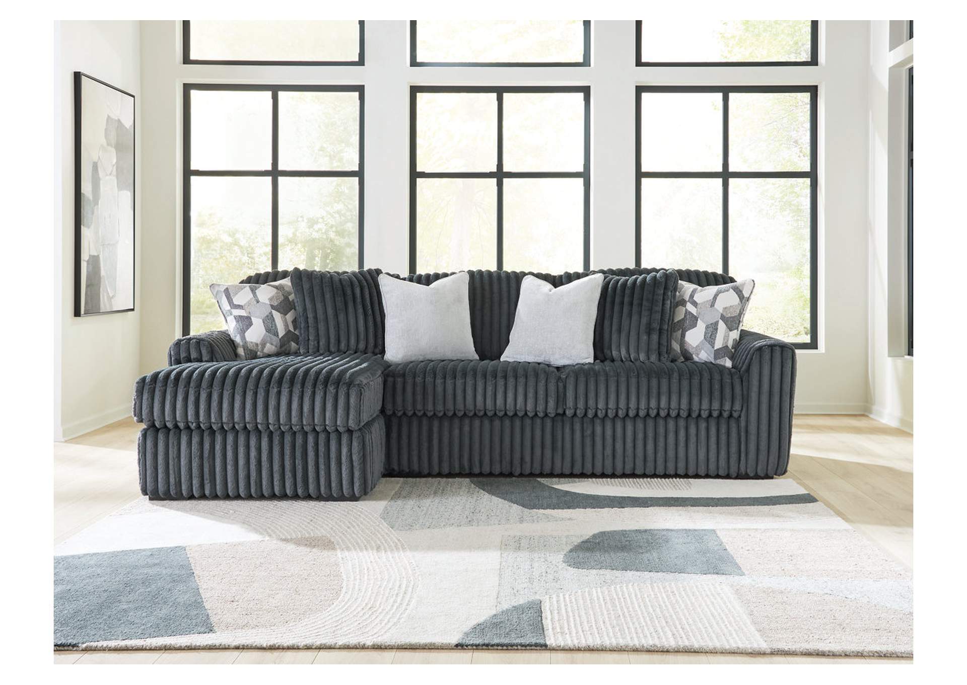 Midnight-Madness 2-Piece Sectional Sofa Chaise image 2