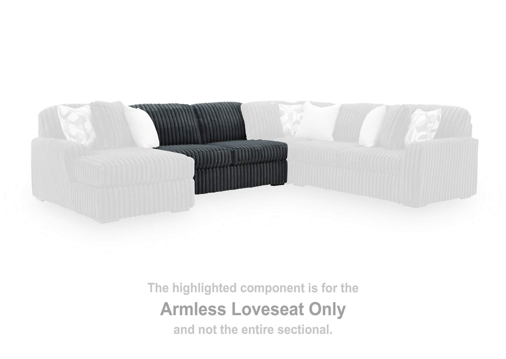 Midnight-Madness 5-Piece Sectional with Chaise image 2