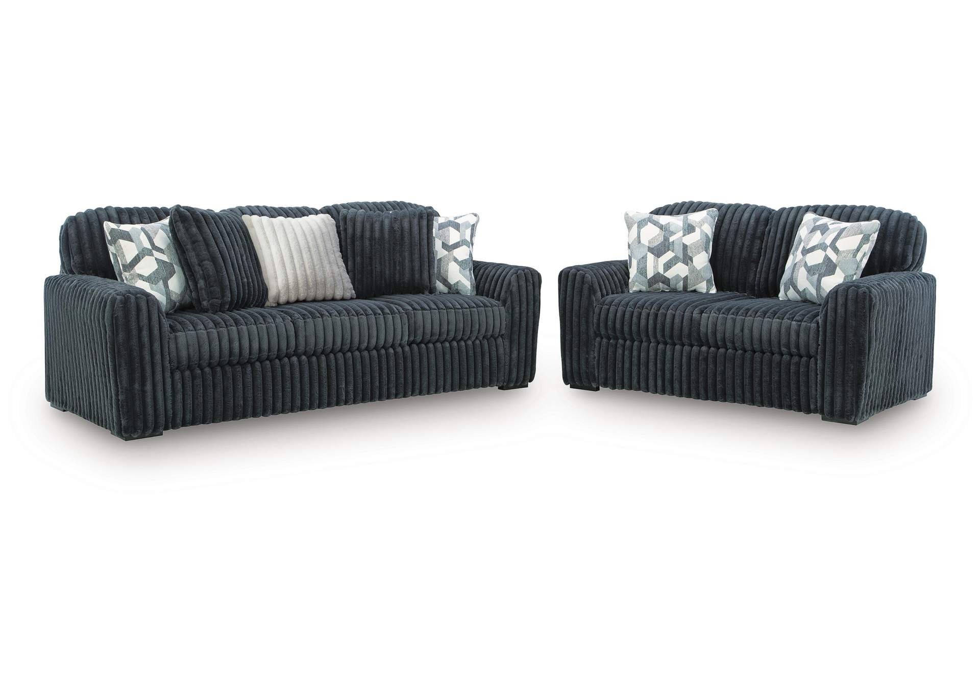 Midnight-Madness Sofa and Loveseat image 1