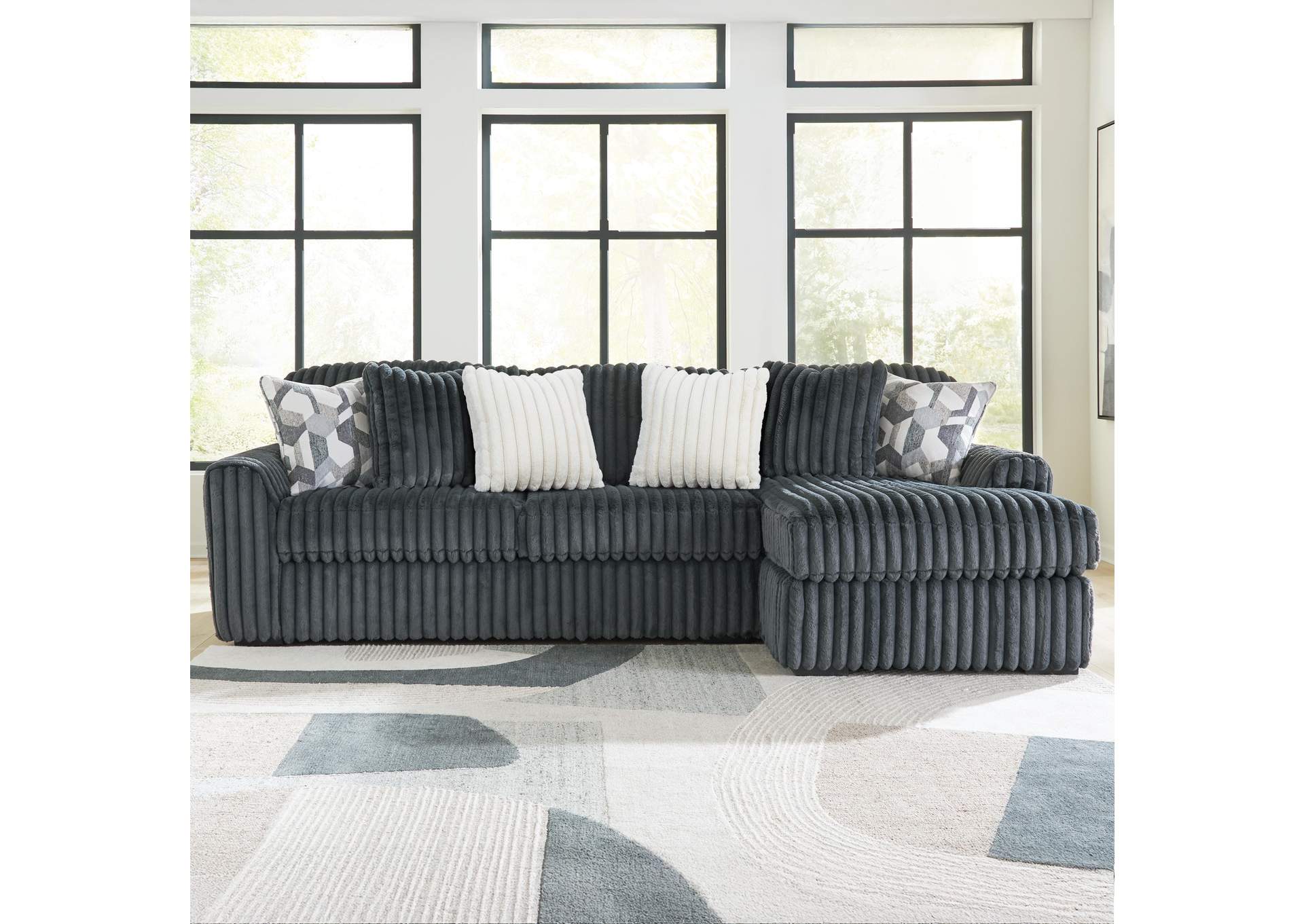 Midnight-Madness 2-Piece Sectional Sofa Chaise image 4