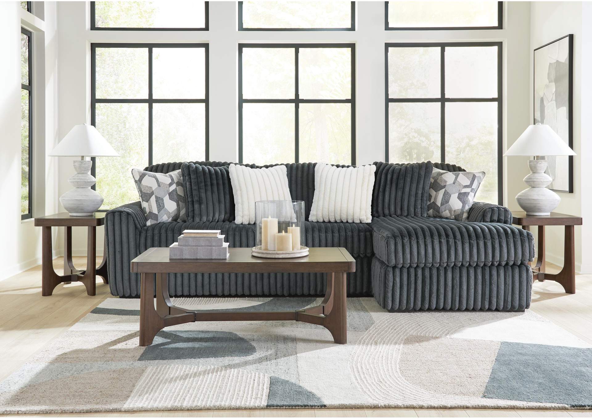 Midnight-Madness 2-Piece Sectional Sofa Chaise image 3