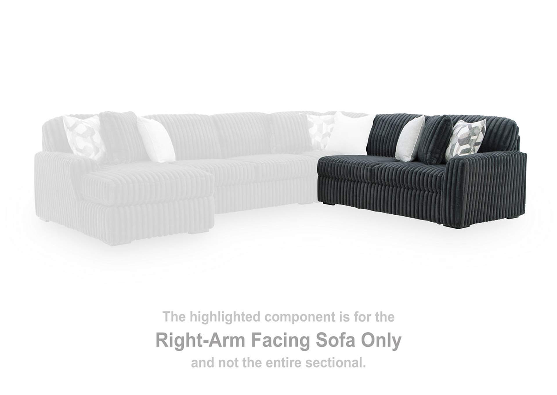 Midnight-Madness 5-Piece Sectional with Chaise image 4