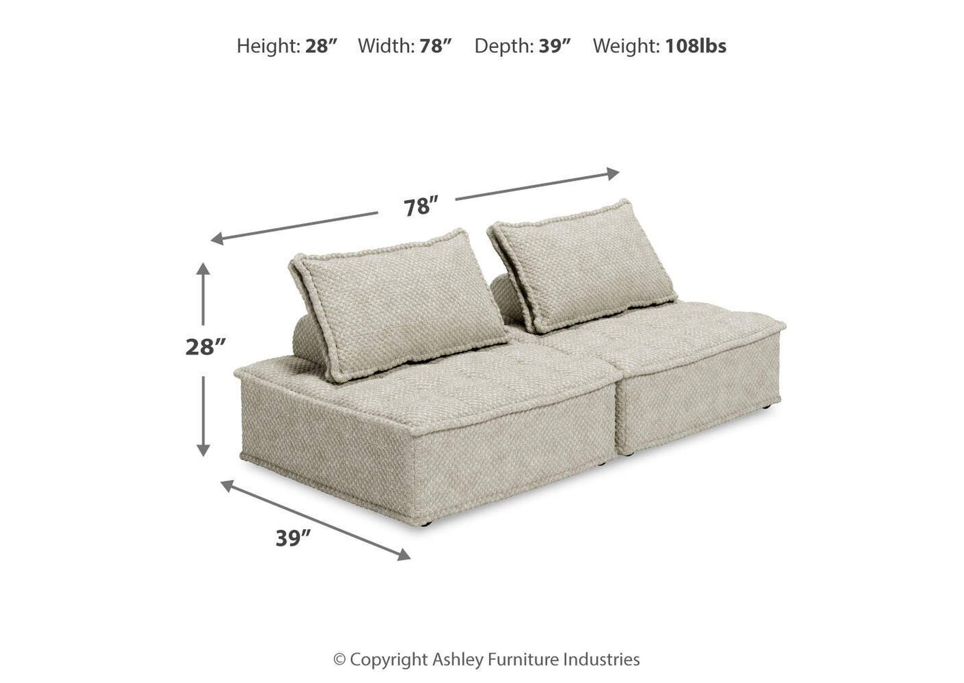 Bales 2-Piece Modular Seating image 10