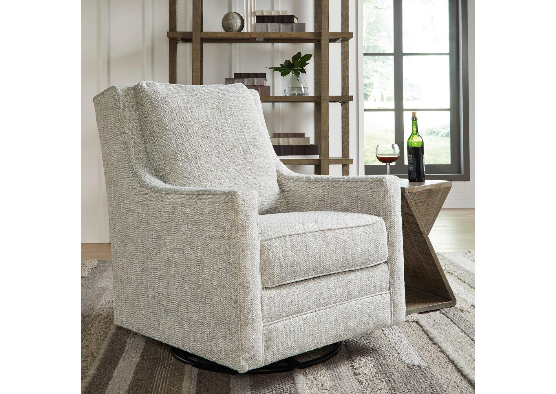 Kambria Swivel Glider Accent Chair image 4
