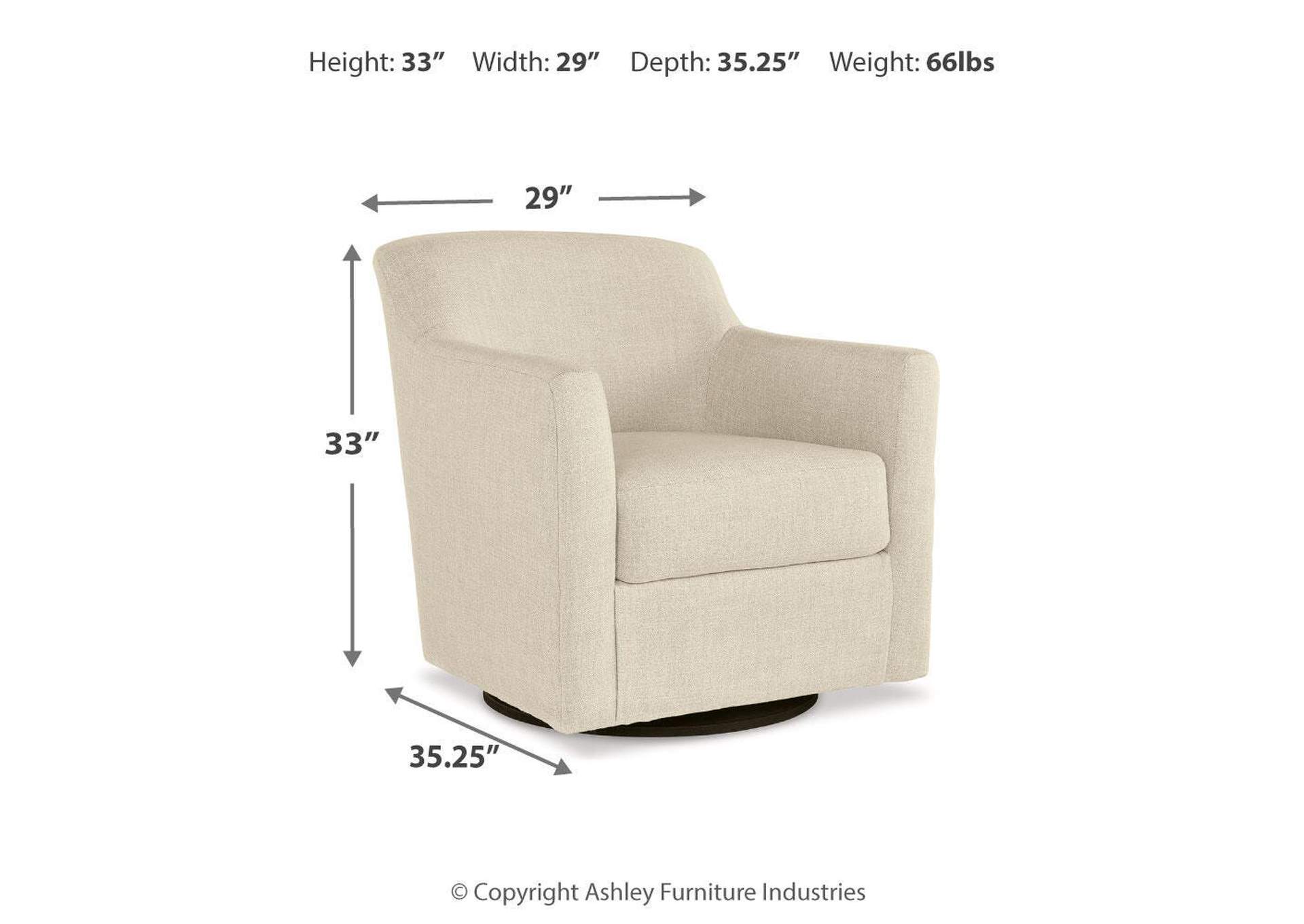Bradney Swivel Accent Chair image 7
