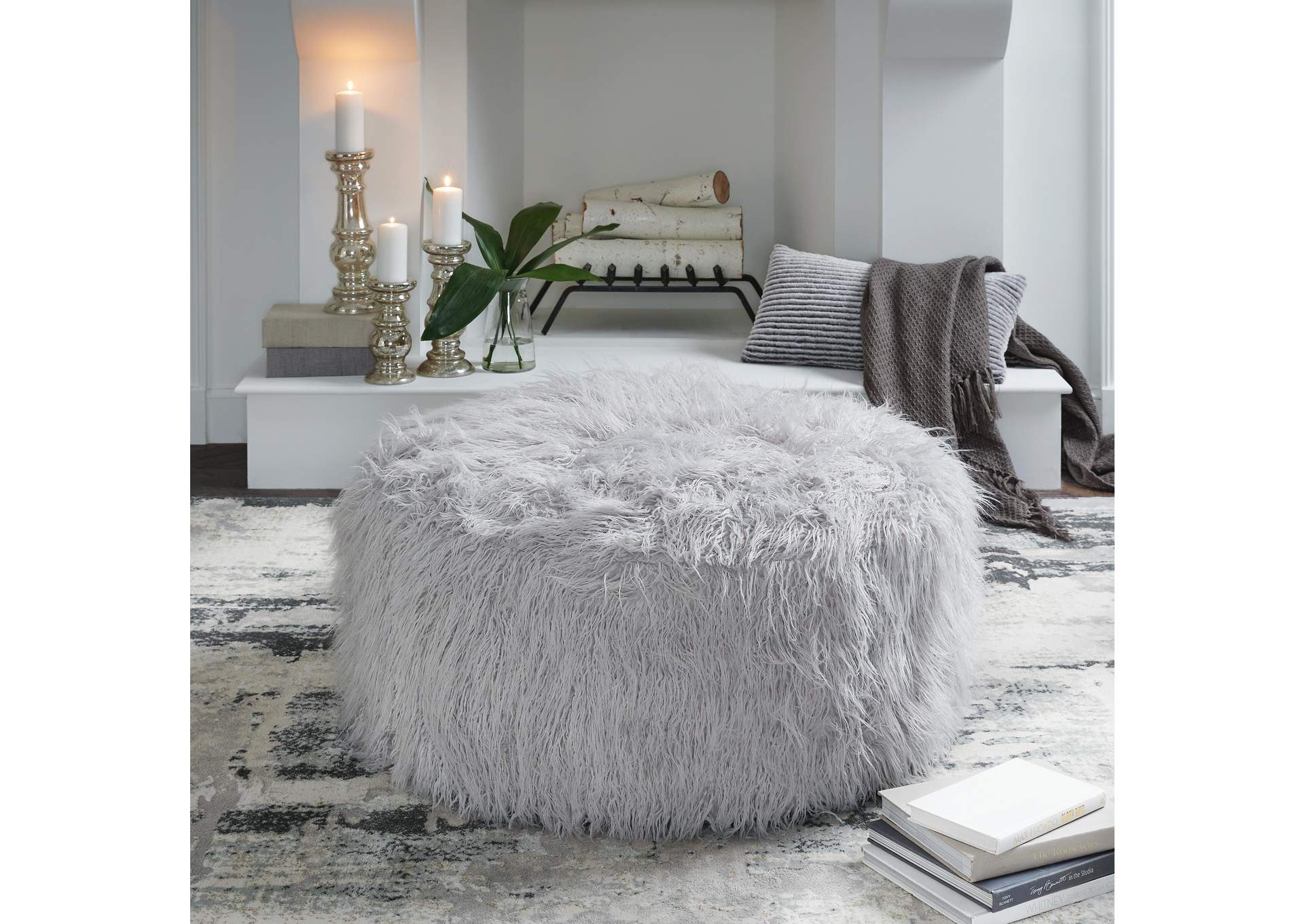 Galice Oversized Accent Ottoman image 3