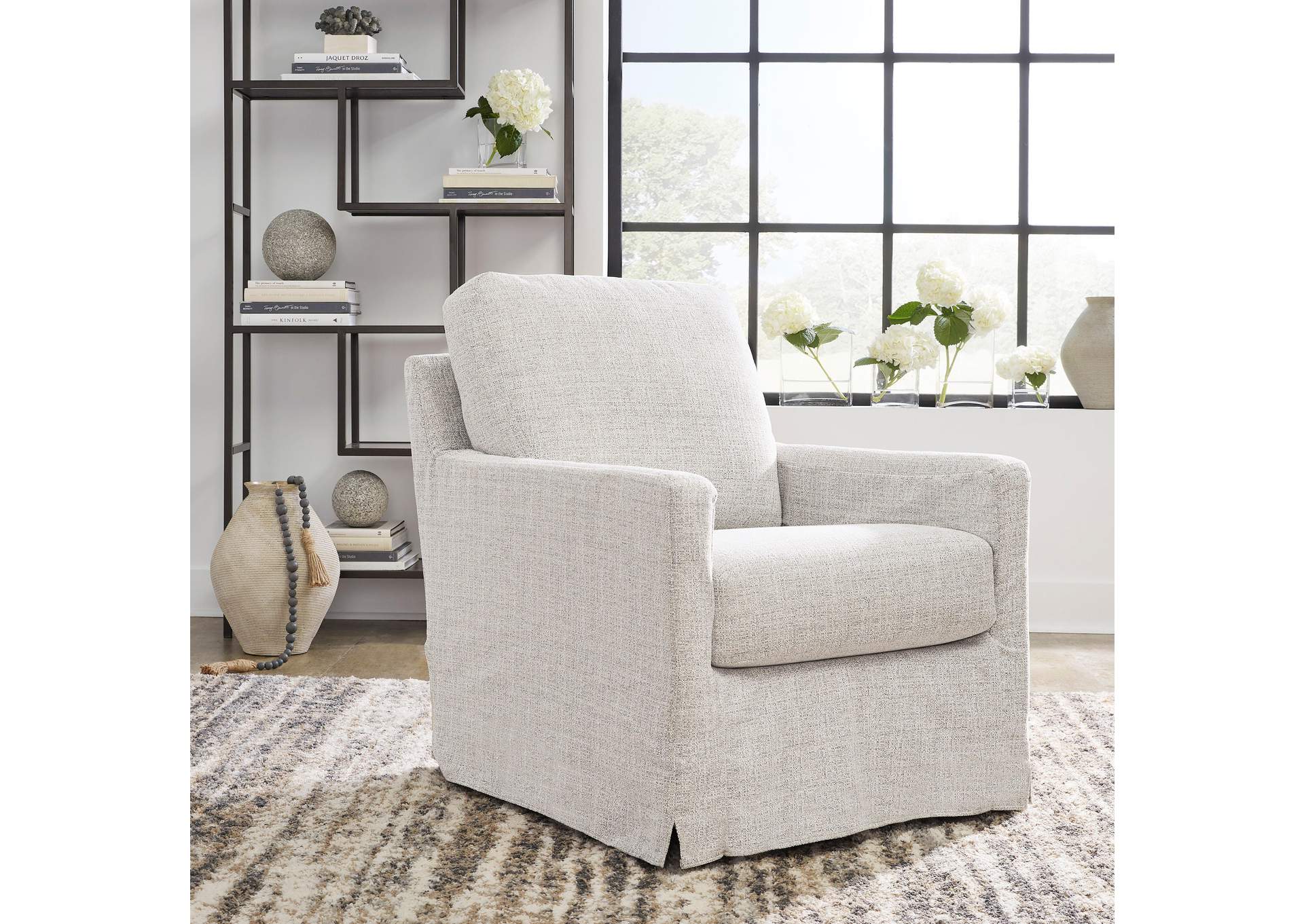 Nenana Next-Gen Nuvella Swivel Glider Accent Chair image 4