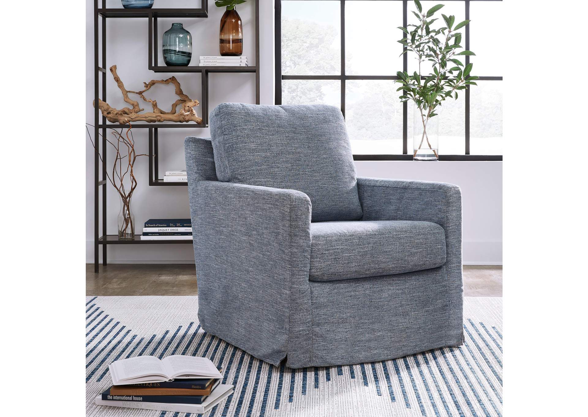 Nenana Next-Gen Nuvella Swivel Glider Accent Chair image 4