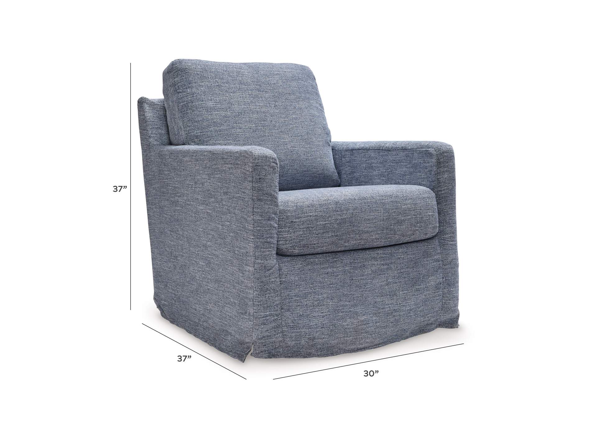 Nenana Next-Gen Nuvella Swivel Glider Accent Chair image 9