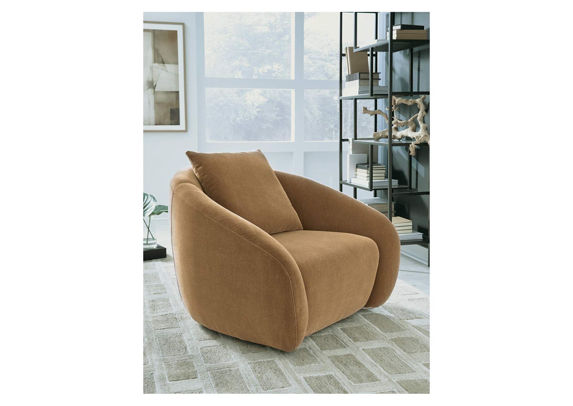 Yahya Swivel Accent Chair image 2