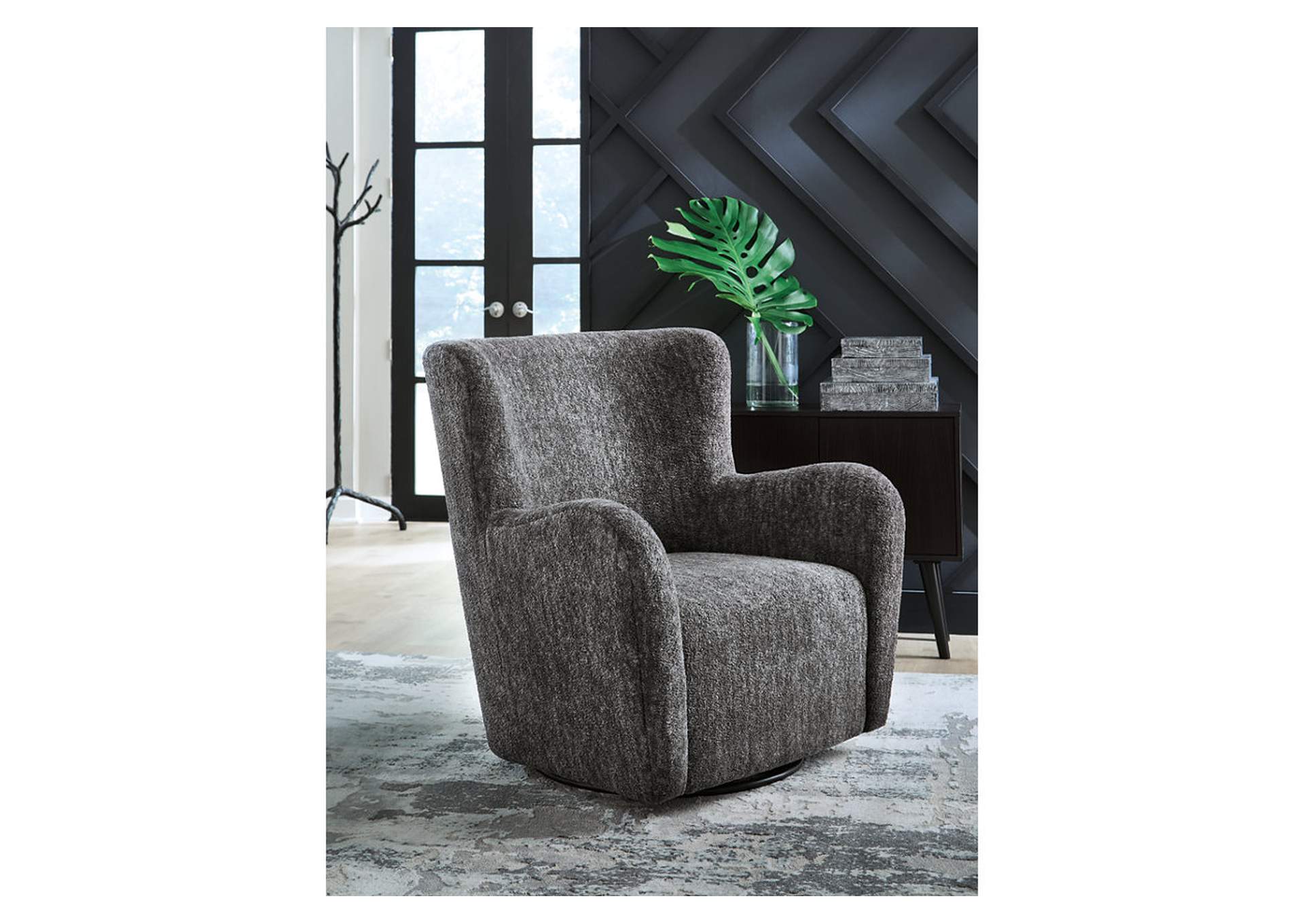 Rowenburg Swivel Glider Accent Chair image 2