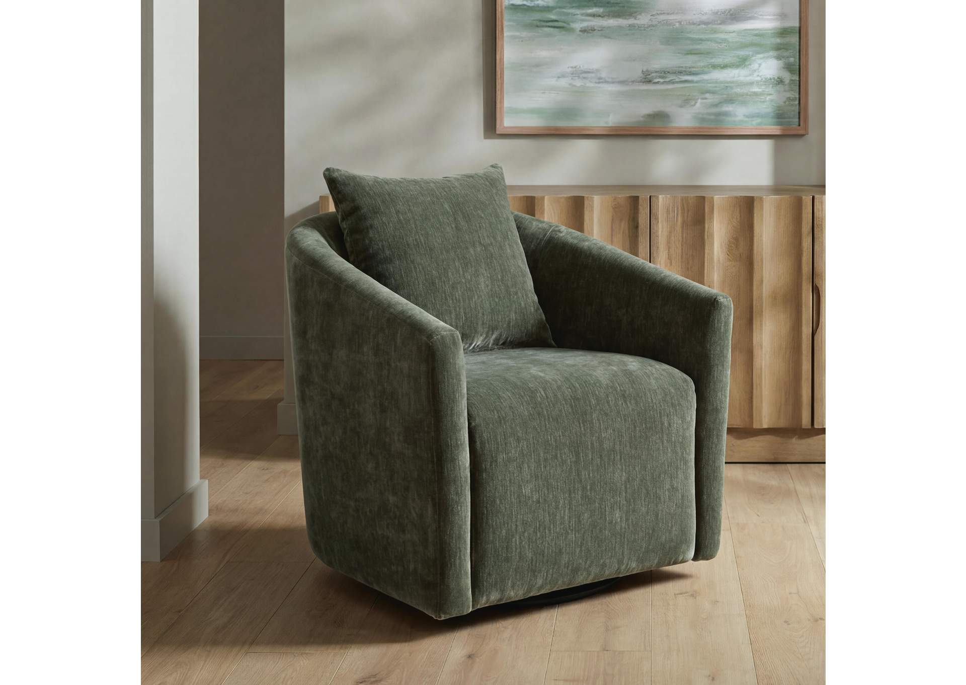 Leastow Swivel Accent Chair image 2