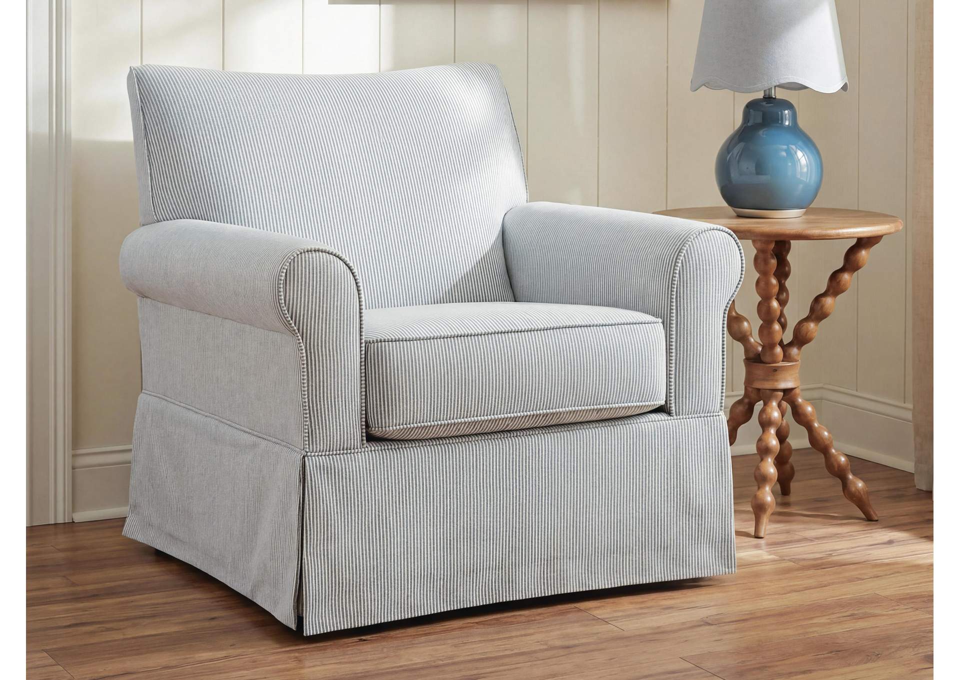 Searcy Swivel Glider Accent Chair image 9
