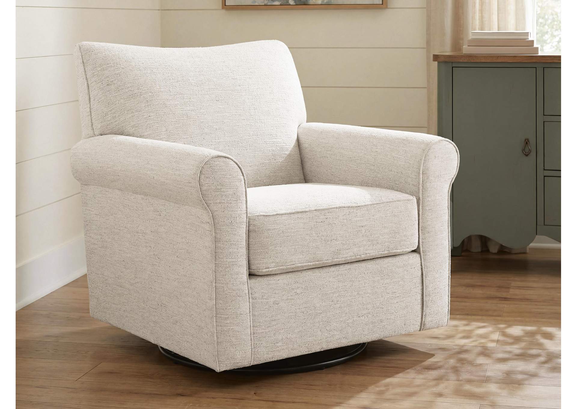 Renley Swivel Glider Accent Chair image 9