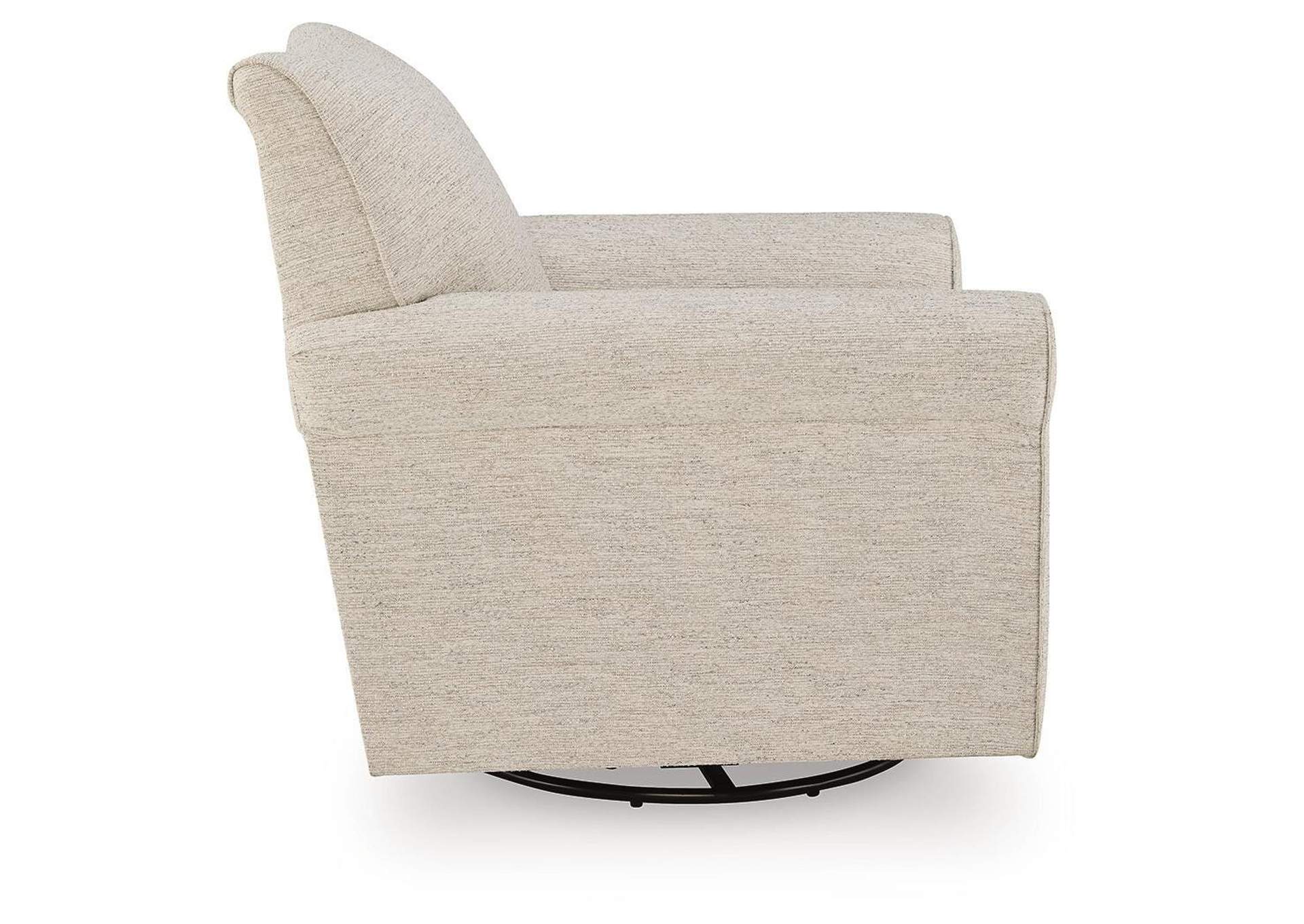 Renley Swivel Glider Accent Chair image 4