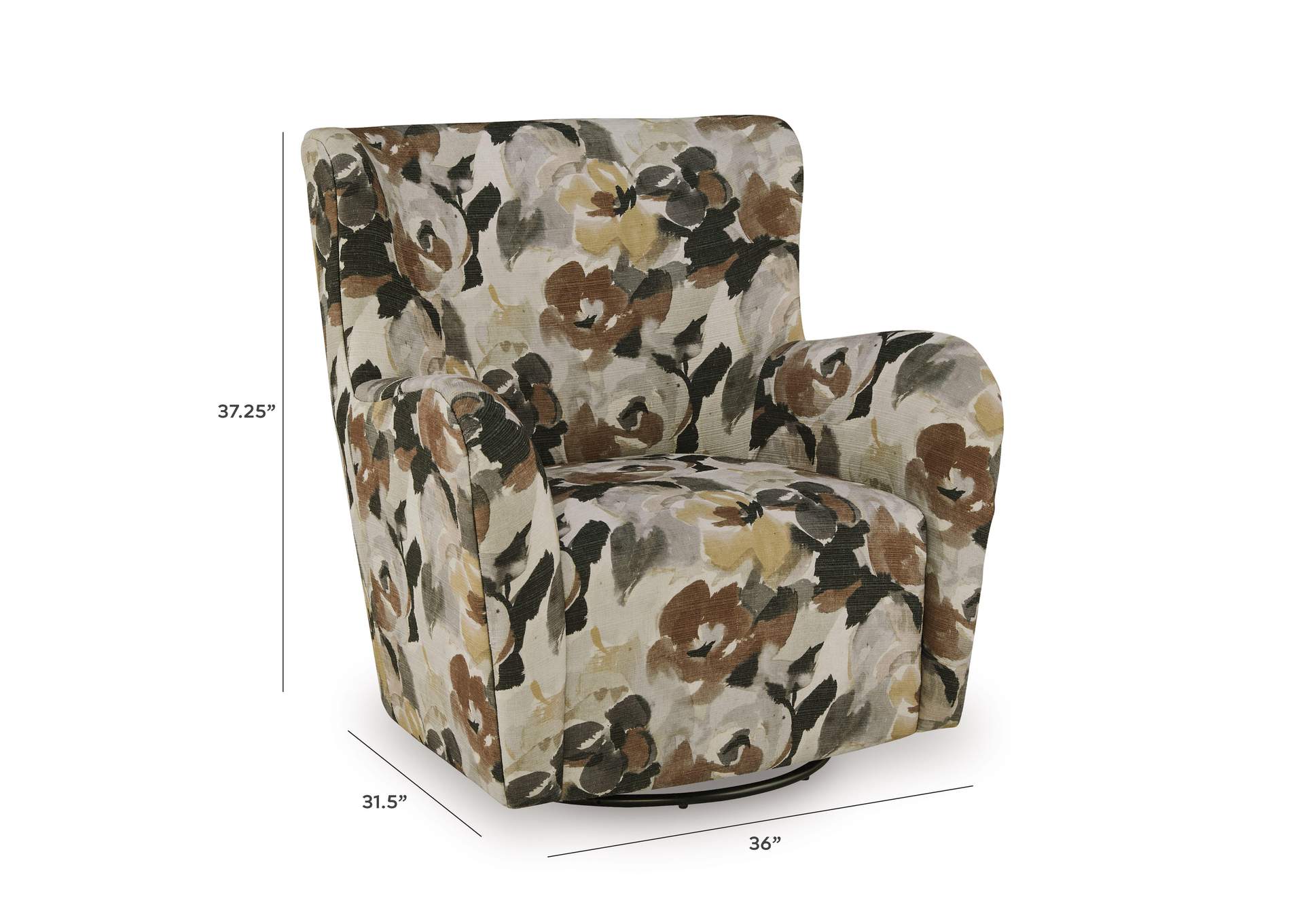 Rowenburg Swivel Glider Accent Chair image 9