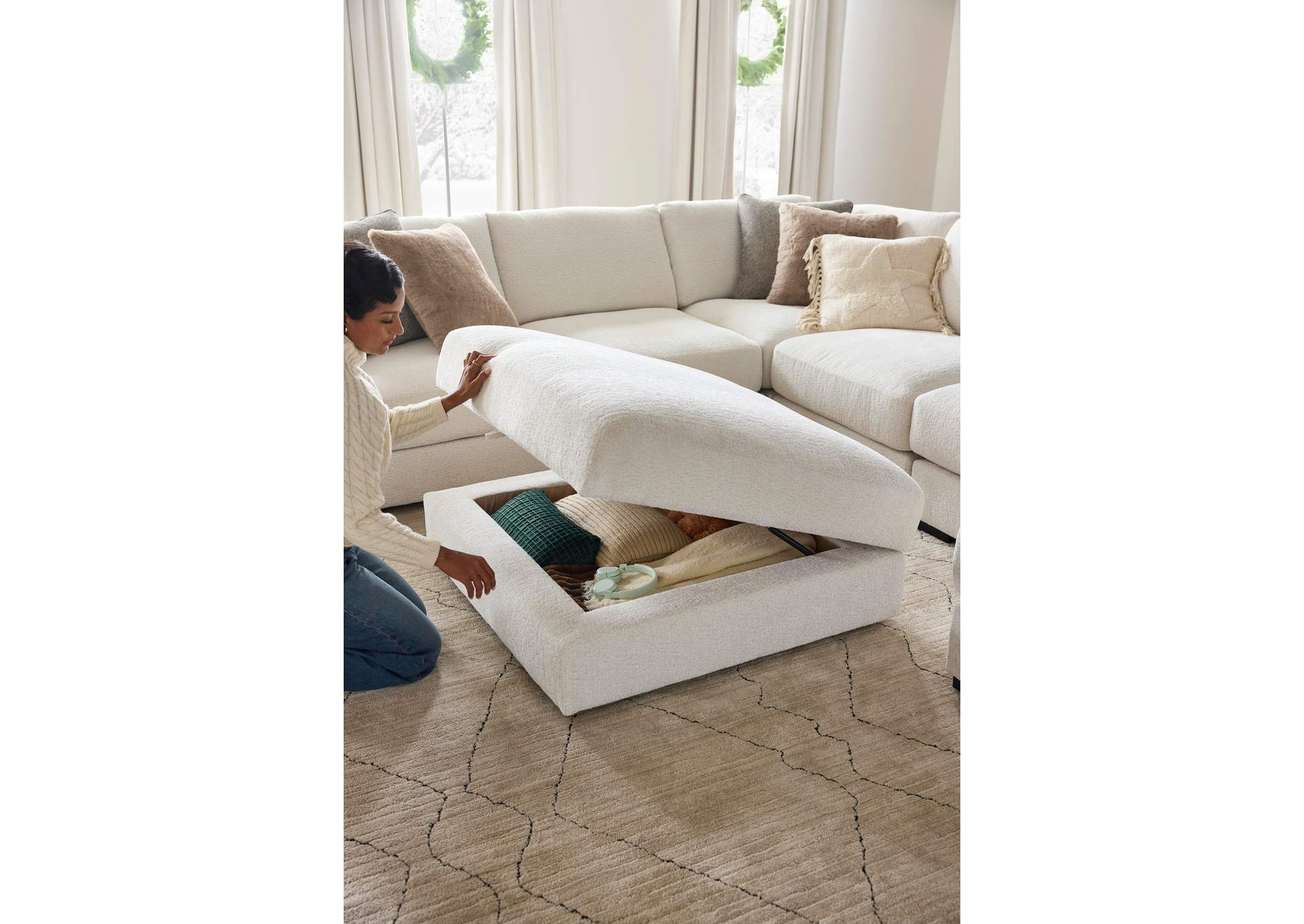 Elissa Court Ottoman With Storage image 8