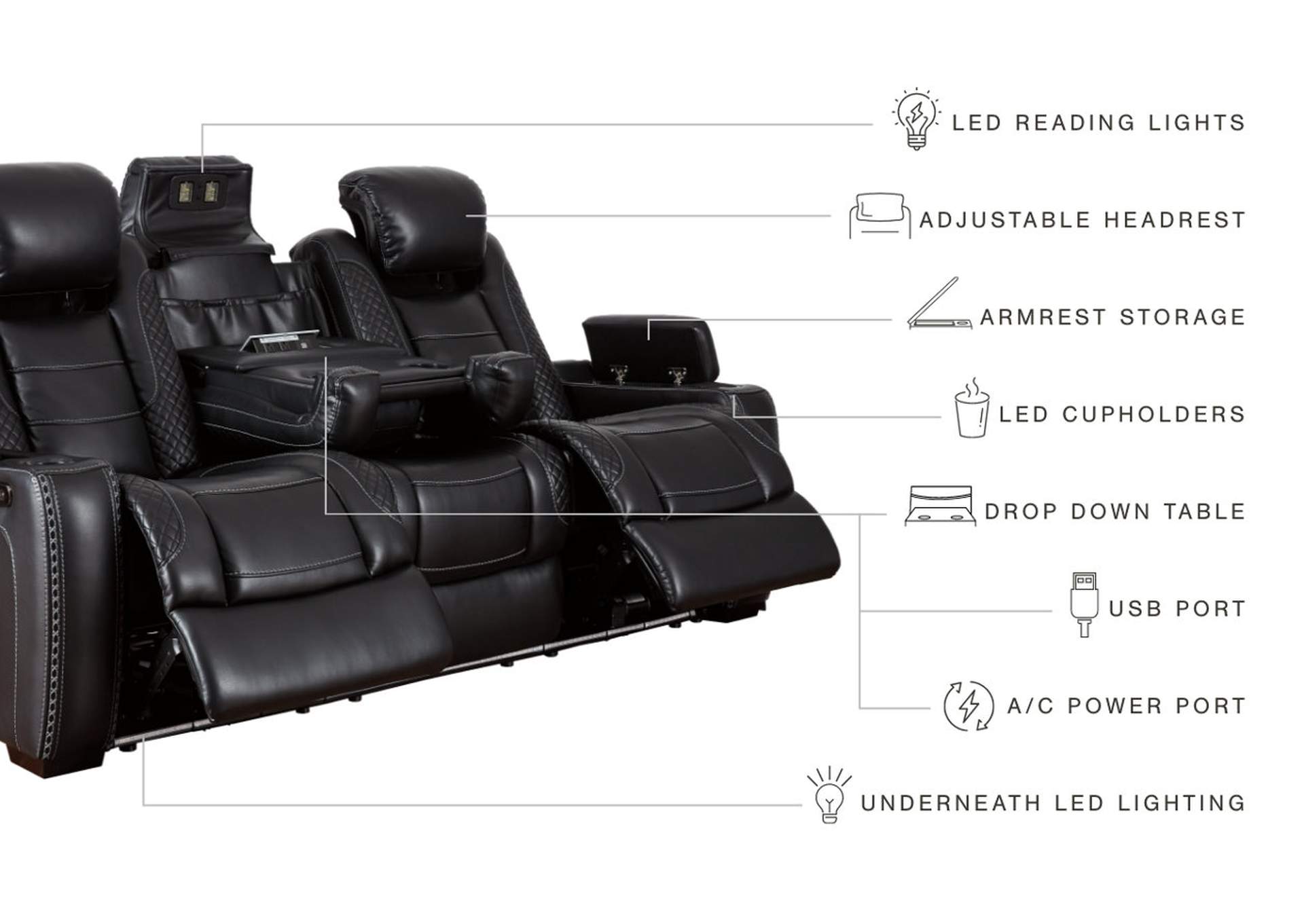 Party Time Power Reclining Sofa