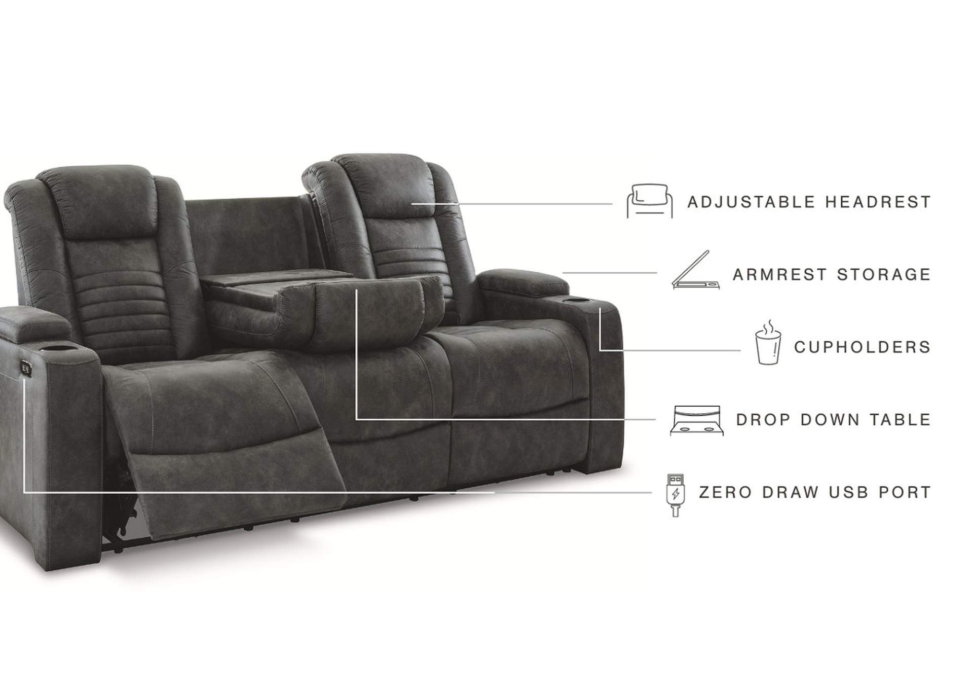 Soundcheck Power Reclining Sofa image 5