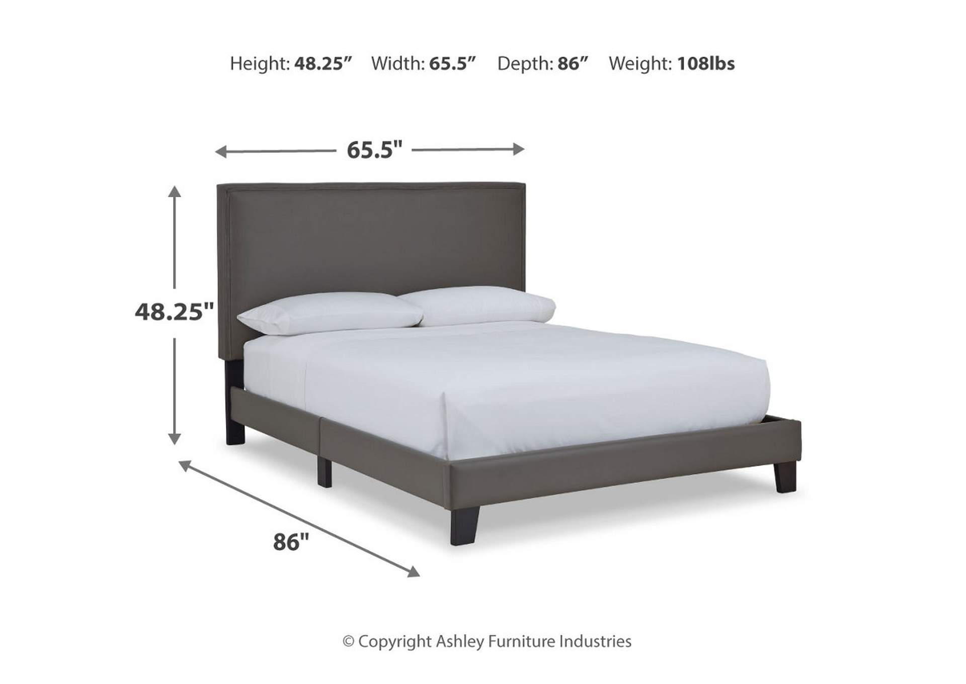 Mesling Queen Upholstered Bed image 6