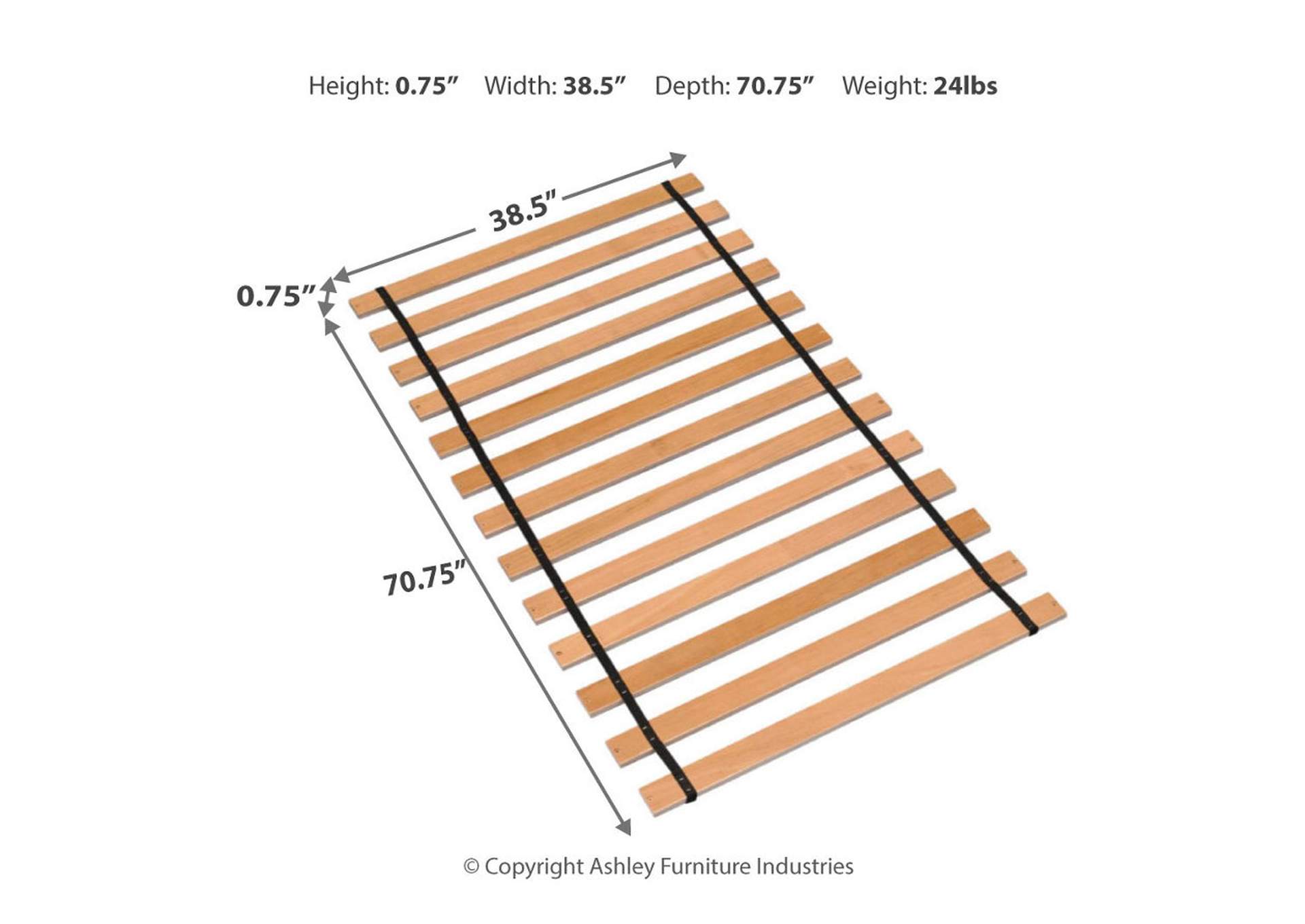 Platform Twin Roll Slat