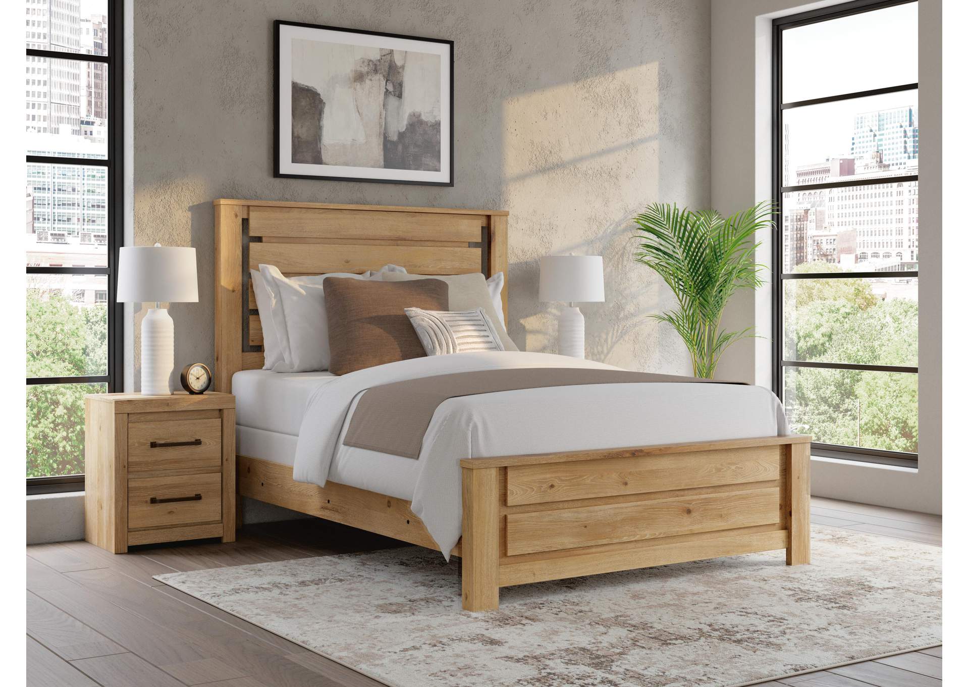 Brozmont Queen Panel Bed image 2