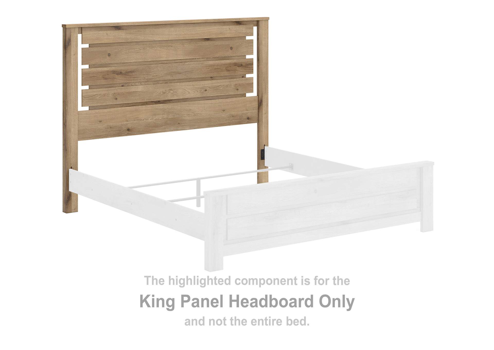 Brozmont King Panel Bed image 2