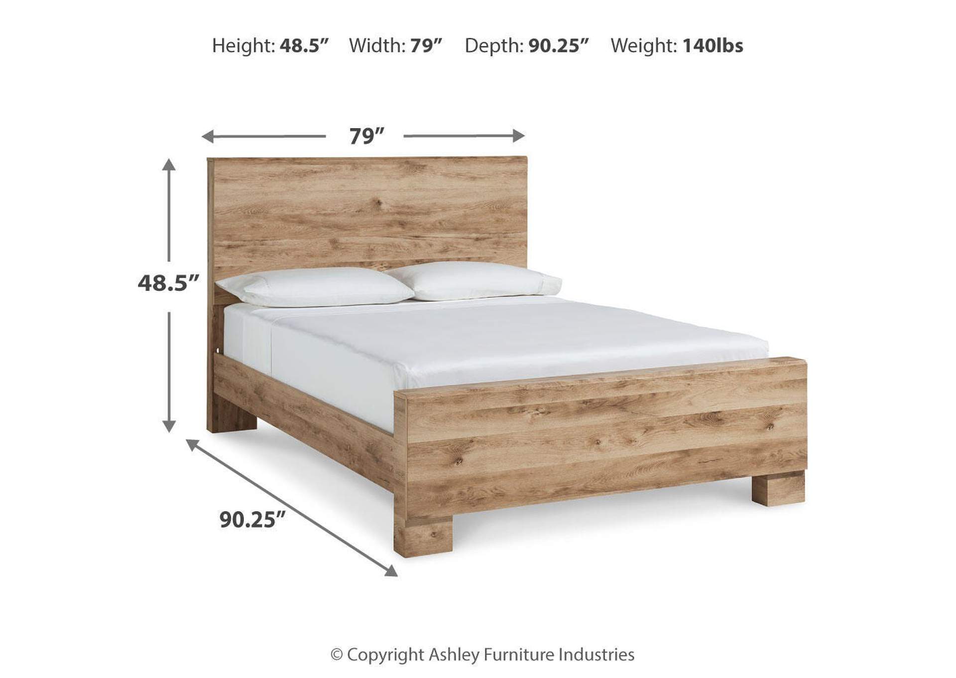 Hyanna King Panel Bed, Dresser and Mirror image 15