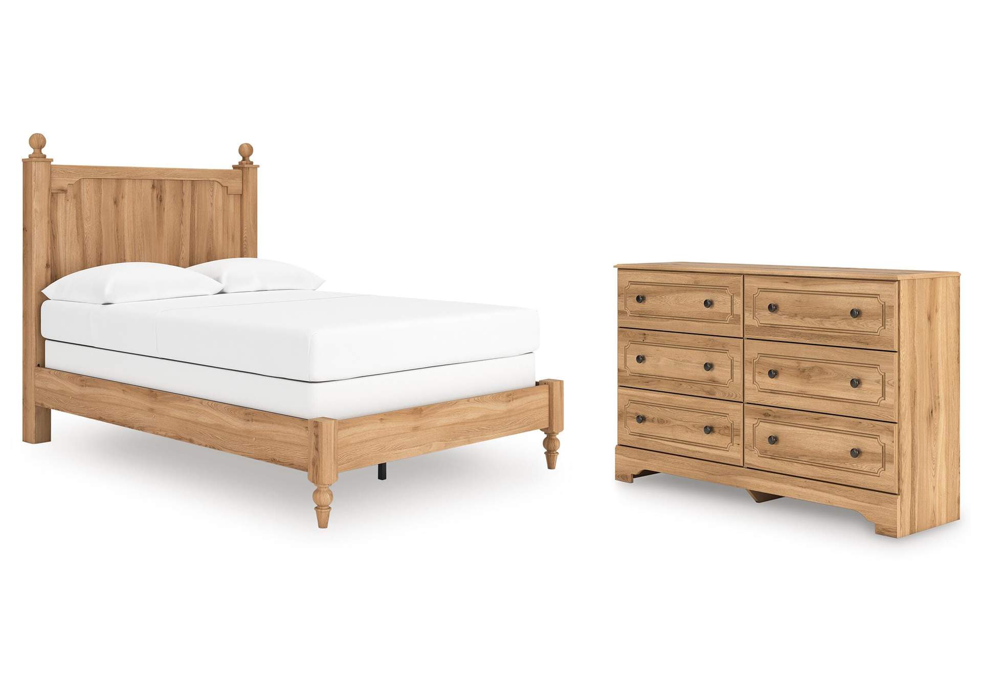 Galletyn Full Panel Bed with Dresser image 1