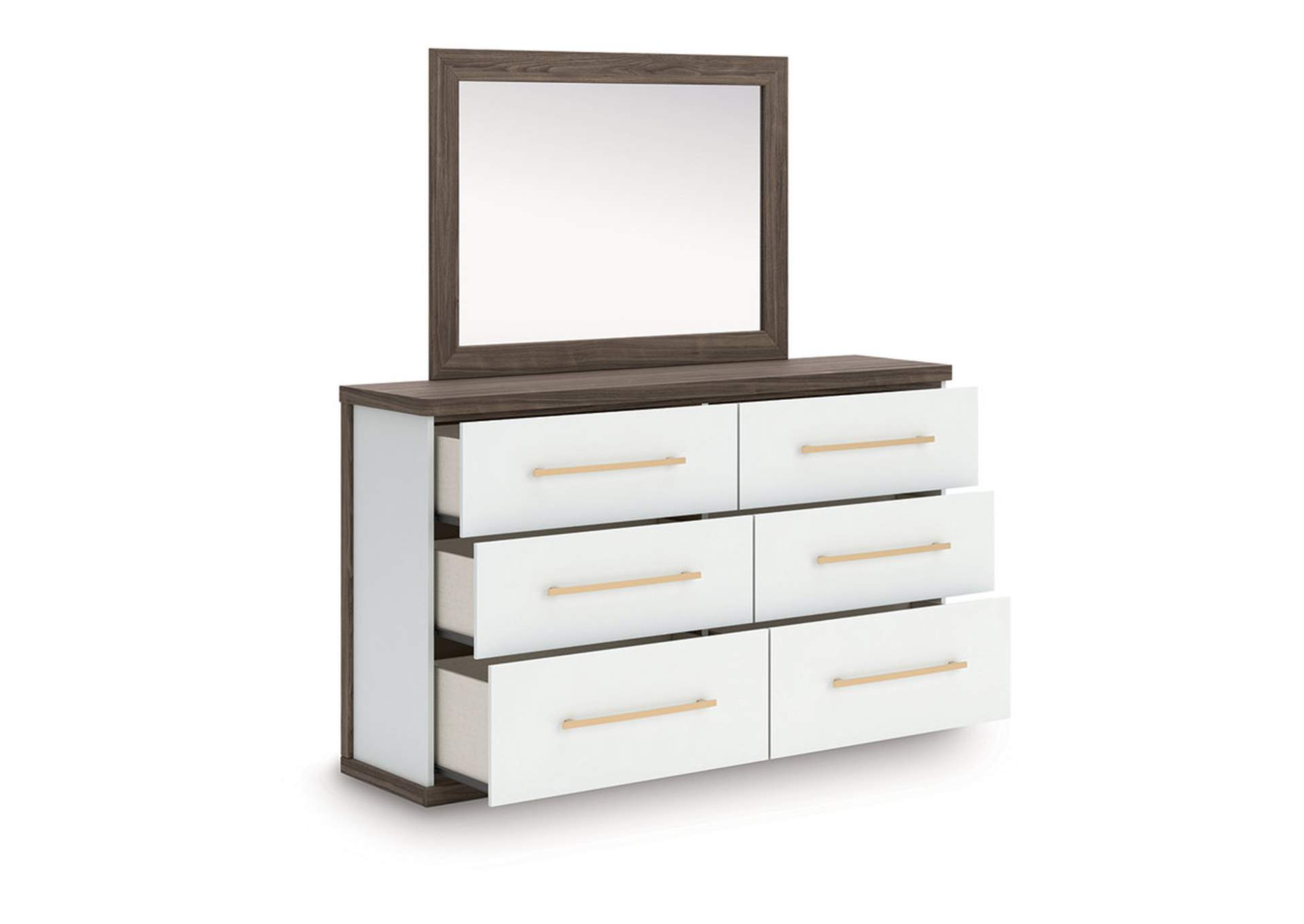Kendanport Dresser and Mirror image 3