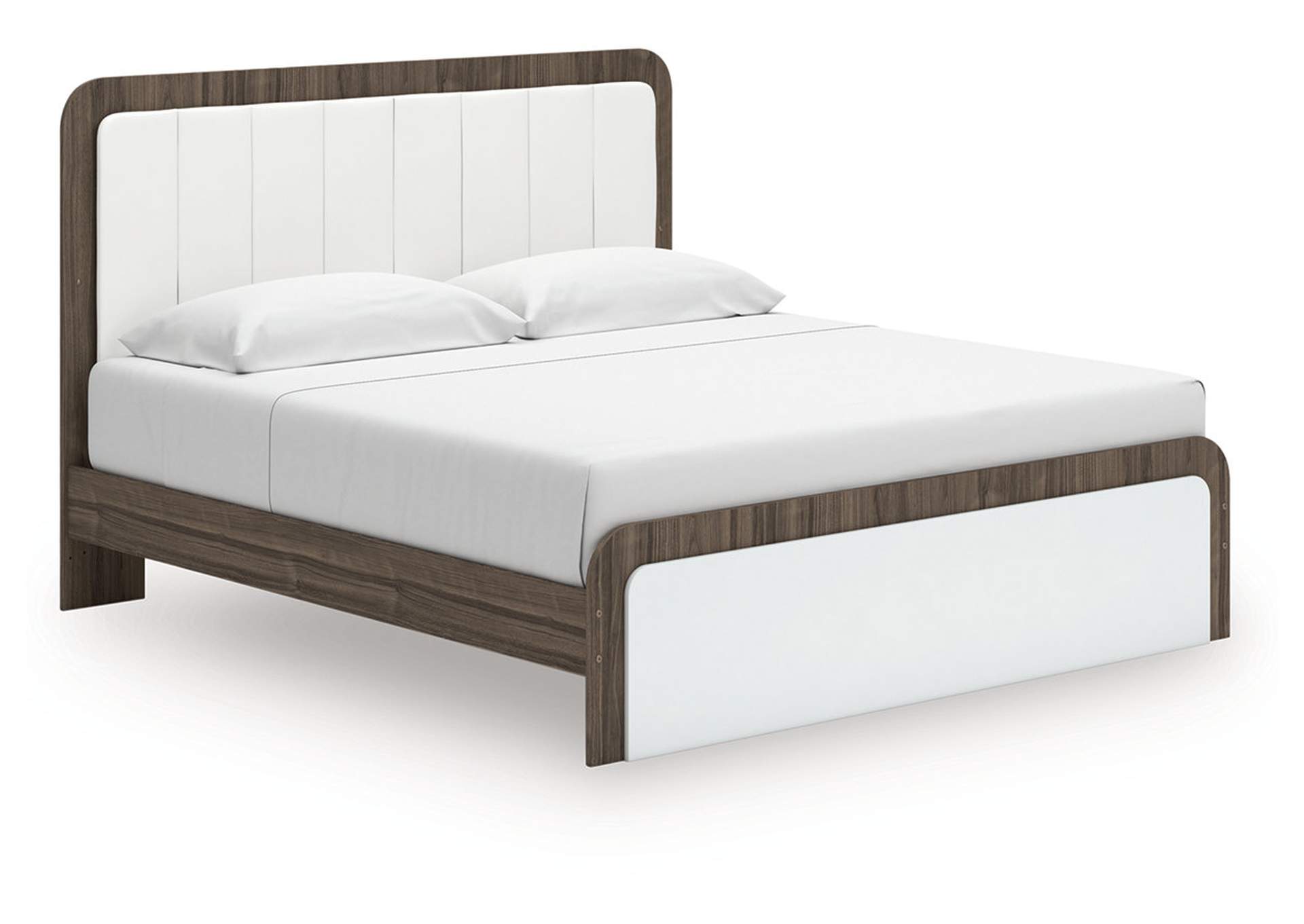 Kendanport King Upholstered Bed image 1