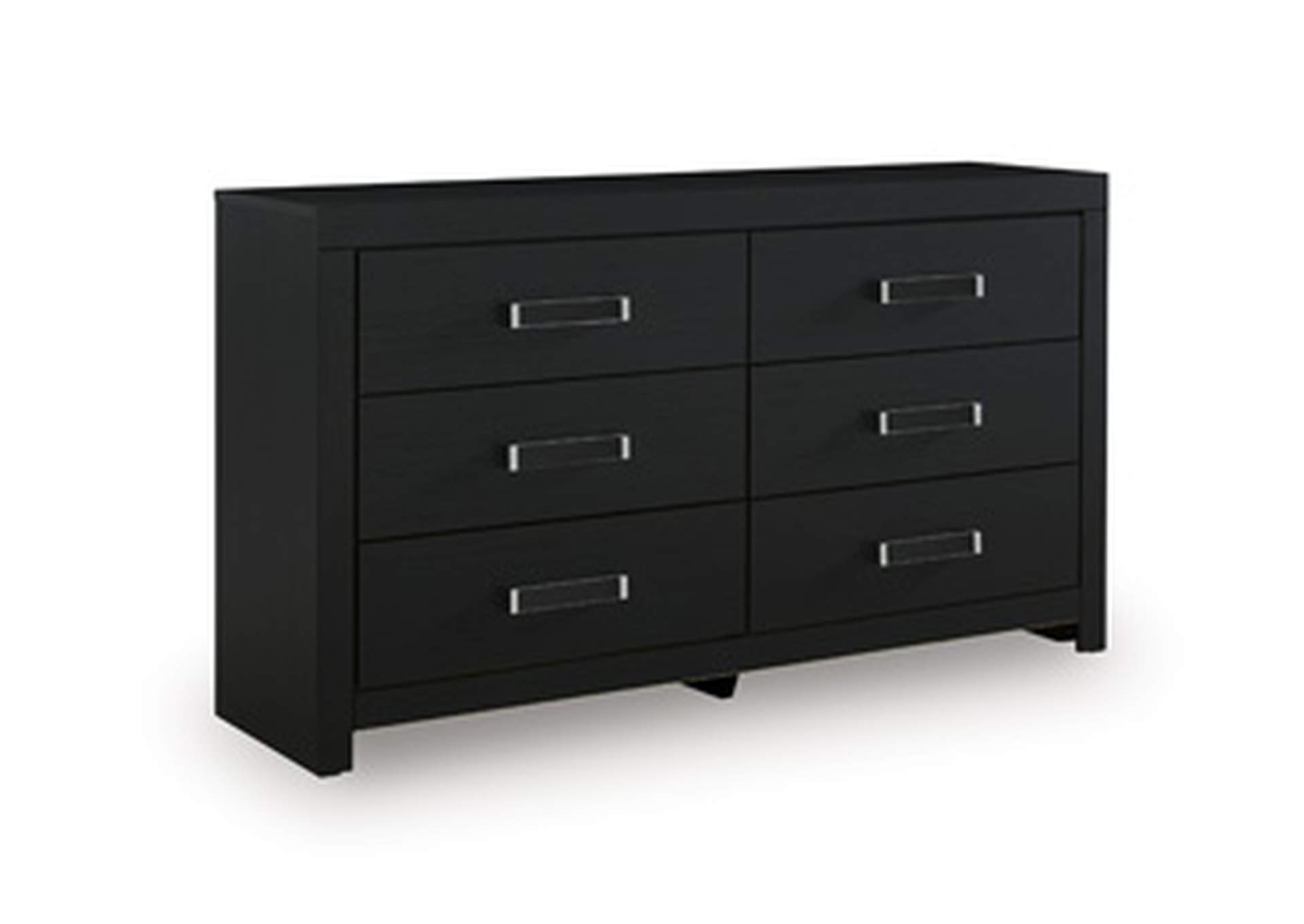 Maeling Twin Upholstered Panel Bed, Dresser and Mirror image 1