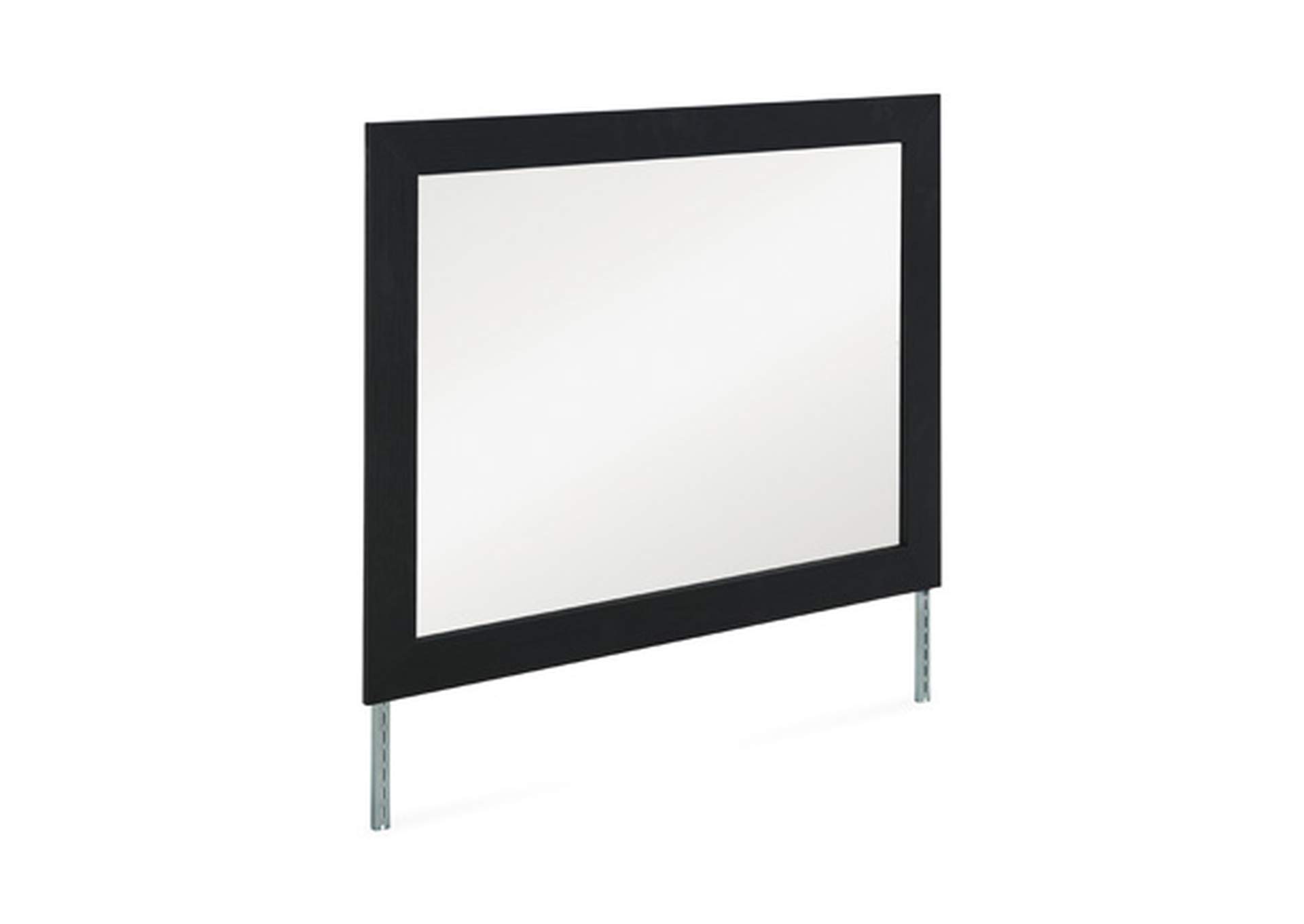 Maeling Twin Upholstered Panel Bed, Dresser and Mirror image 2