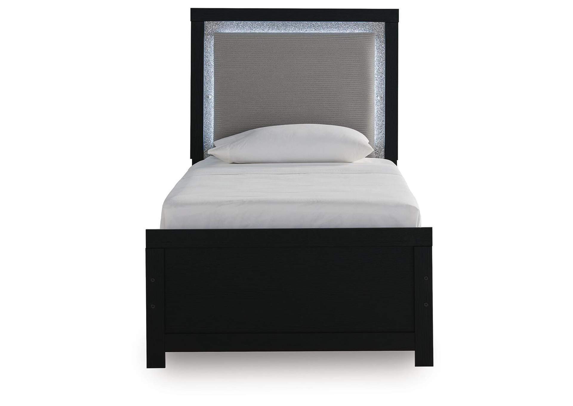 Maeling Twin Upholstered Panel Bed image 3