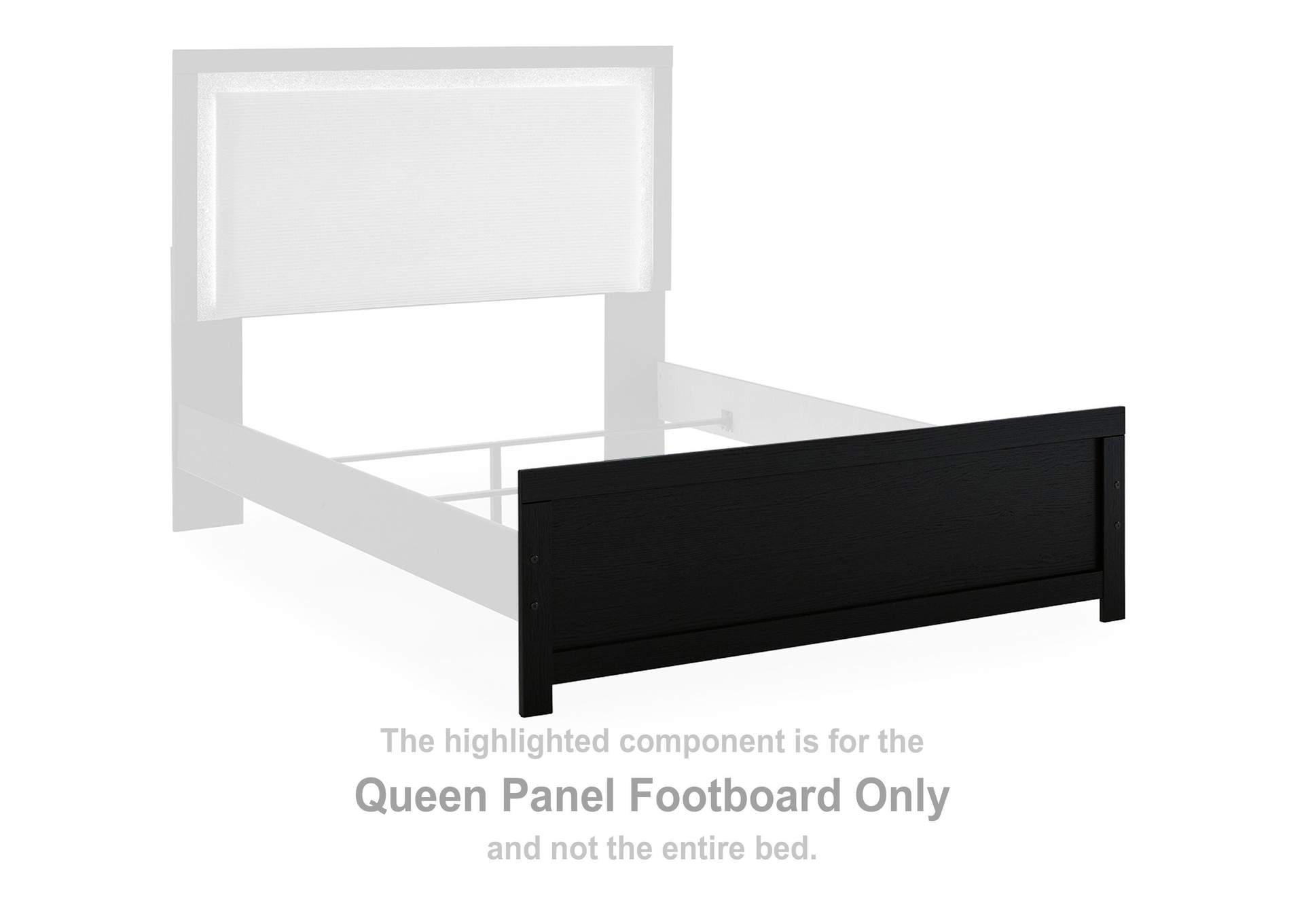 Maeling Queen Upholstered Panel Bed image 8
