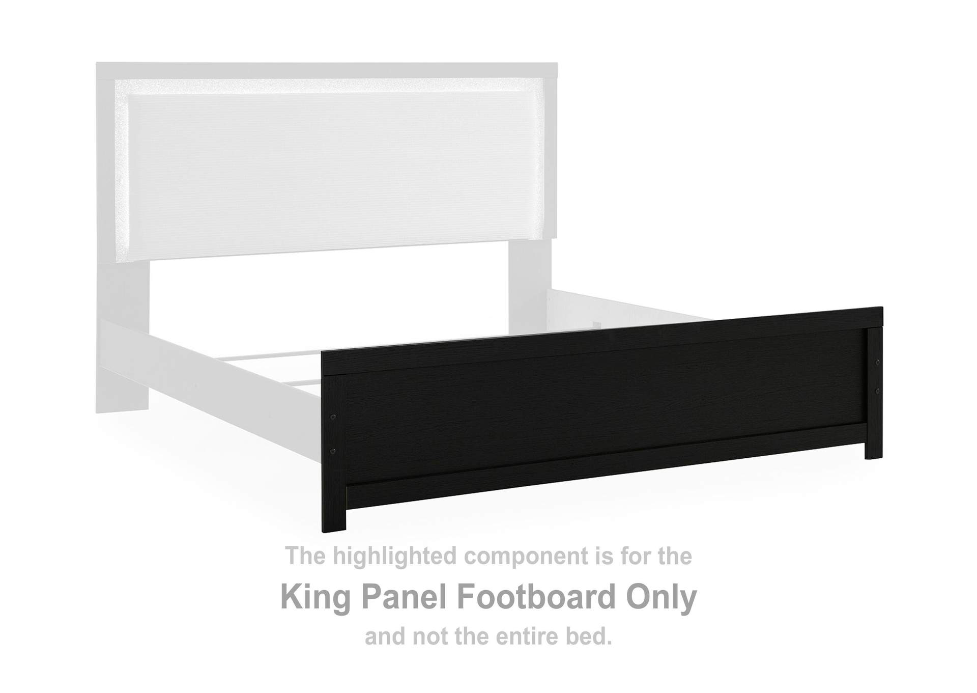 Maeling King Upholstered Panel Bed image 8