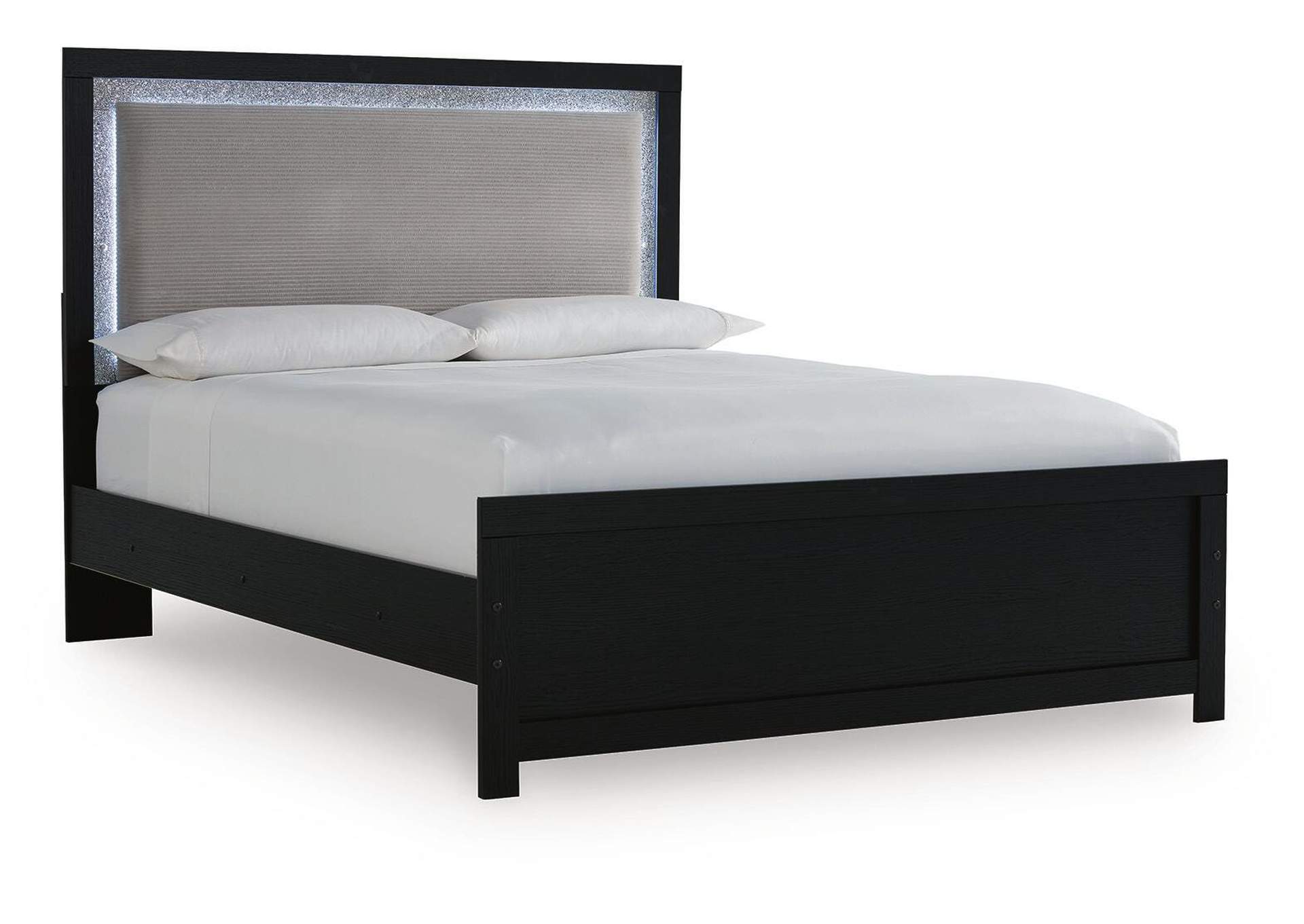 Maeling Queen Upholstered Panel Bed image 1