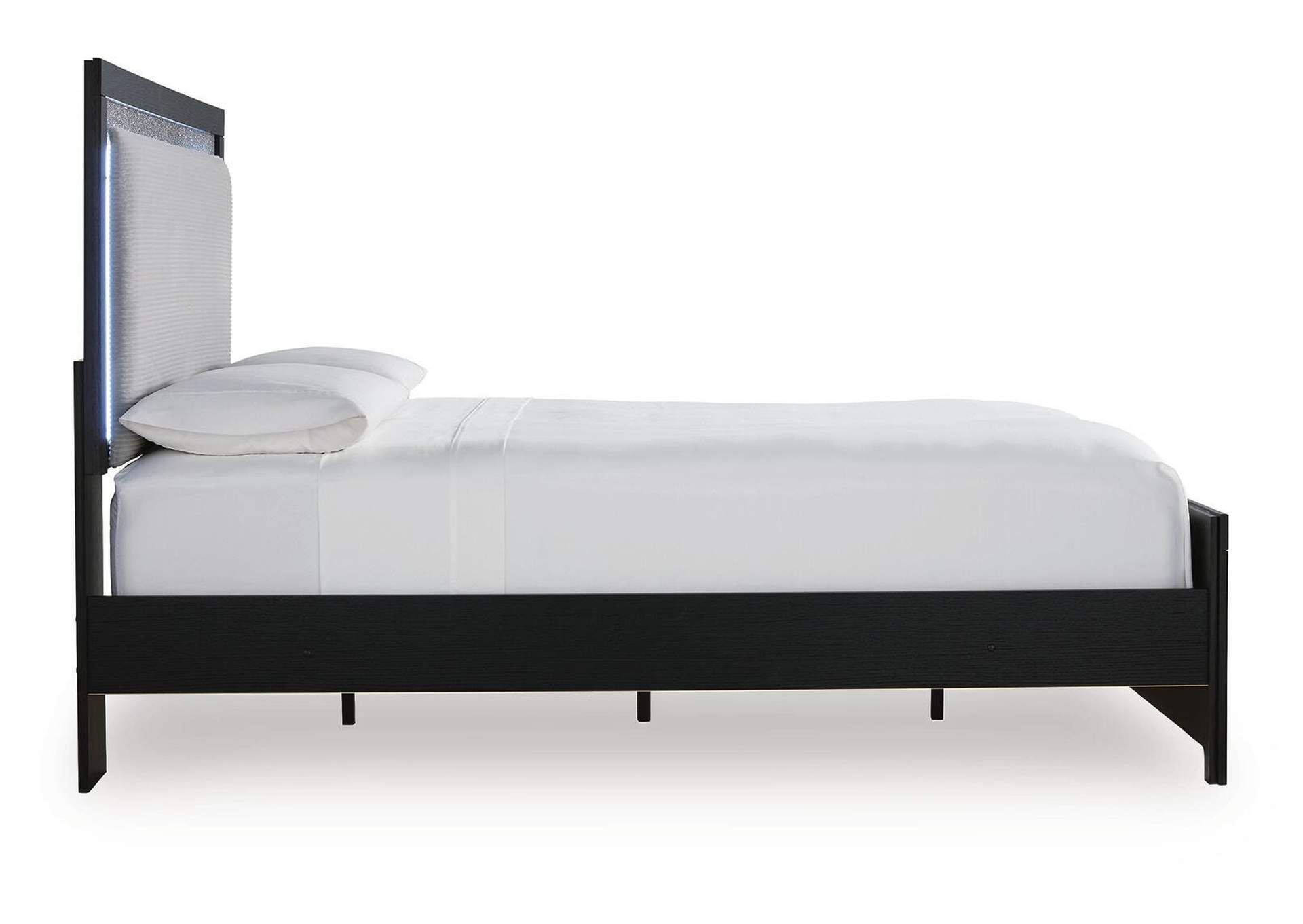 Maeling Queen Upholstered Panel Bed image 5