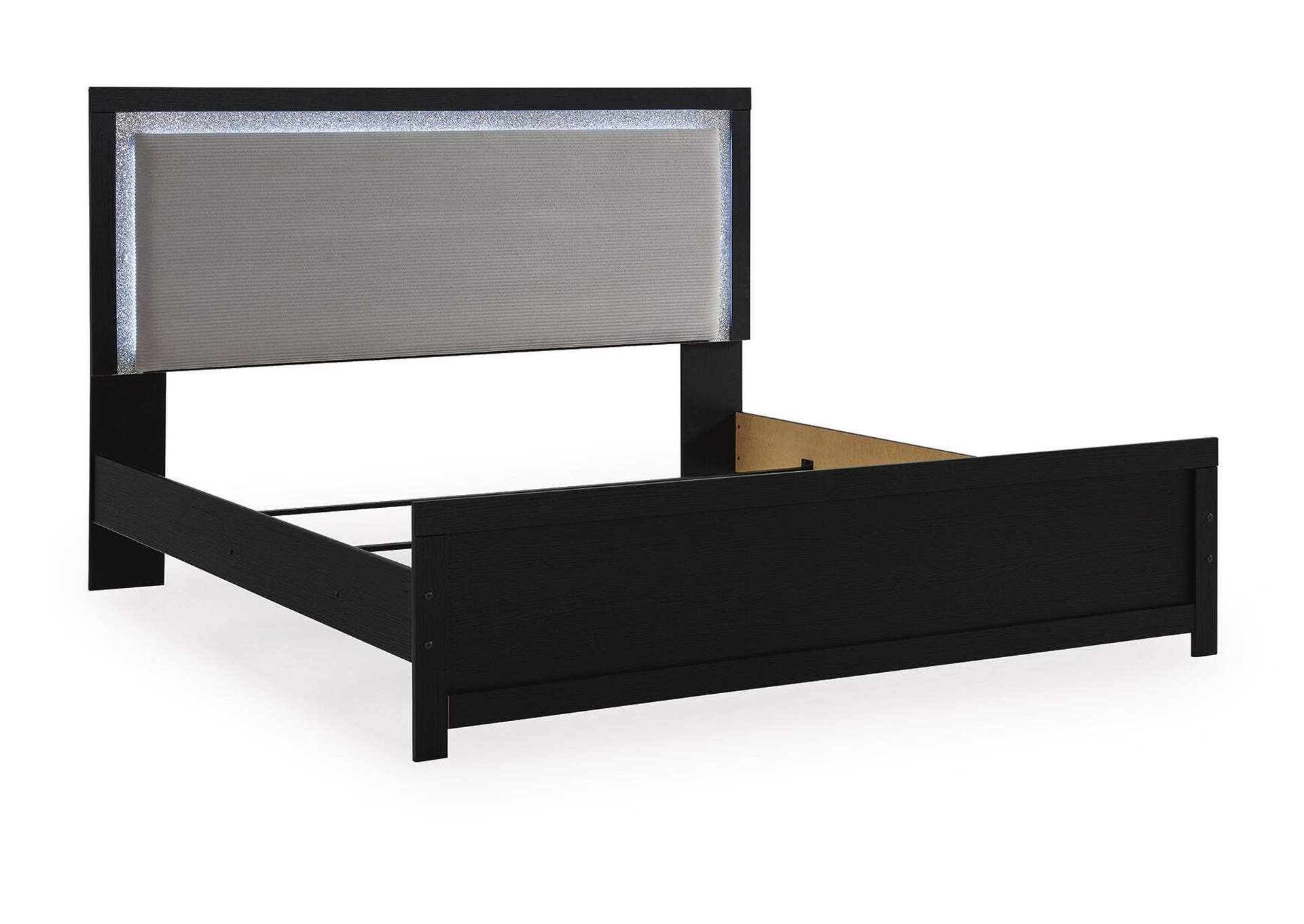 Maeling King Upholstered Panel Bed image 3